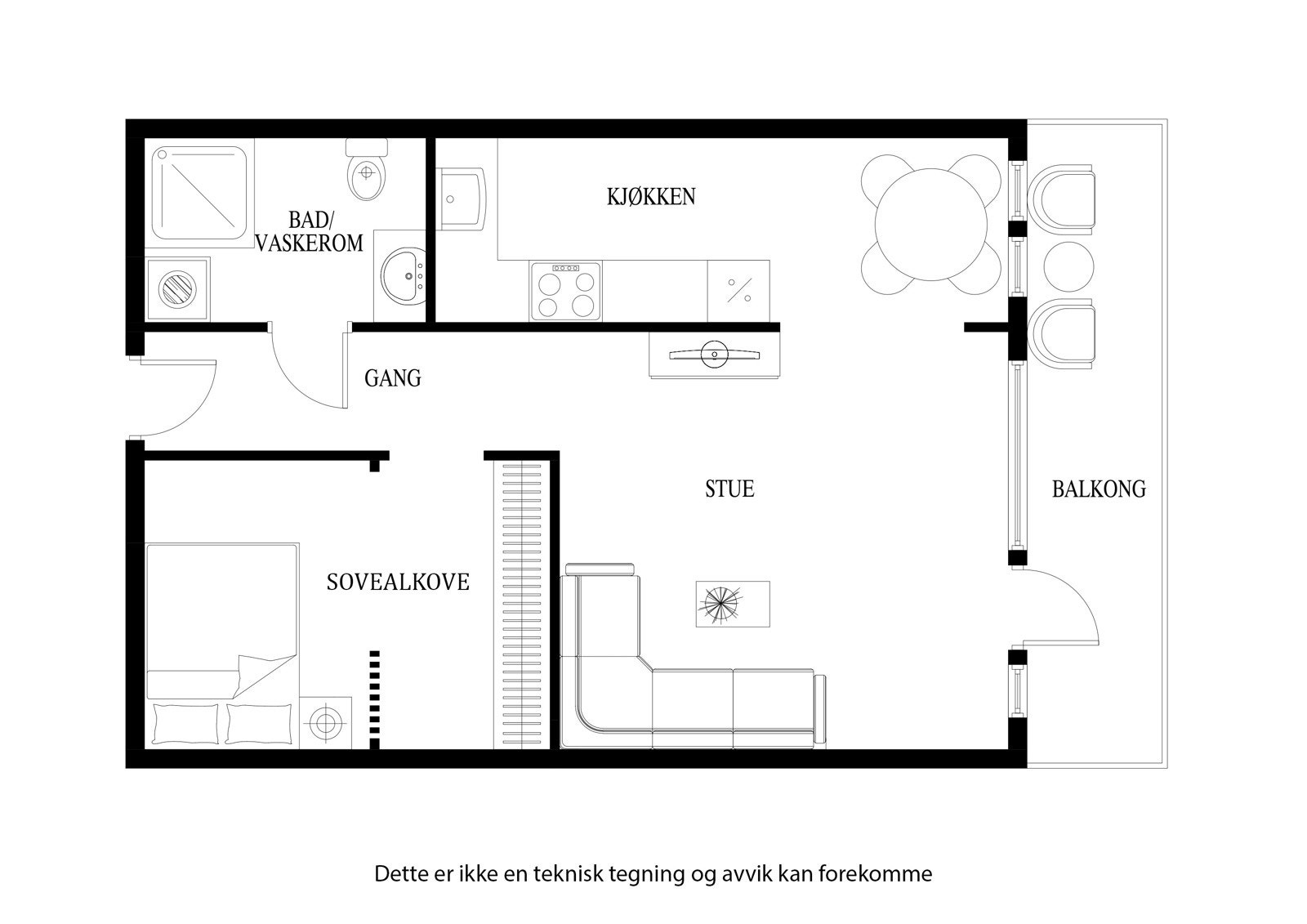 Planløsningen Galleribilde