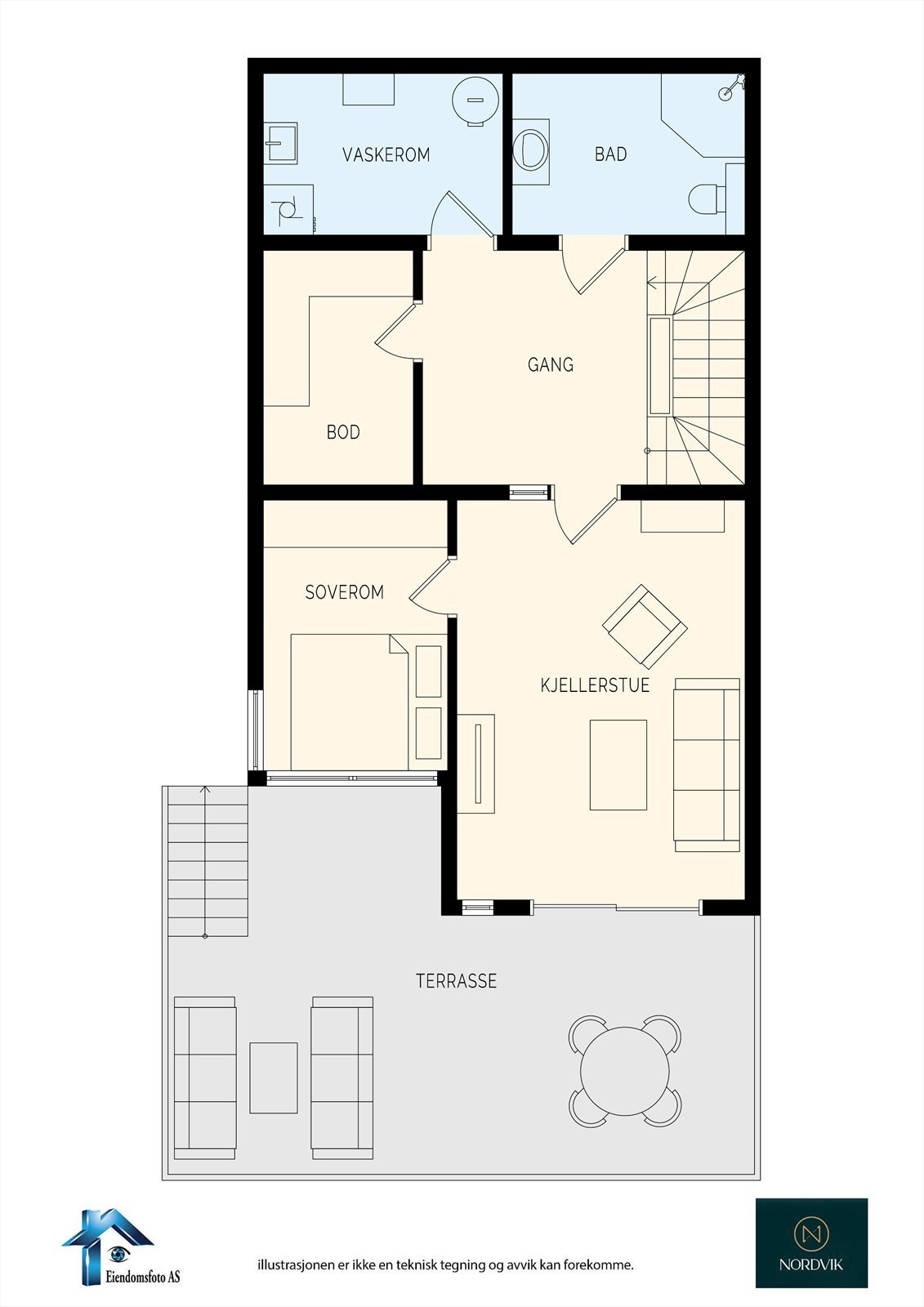 Planskisse U. Etasje Galleribilde