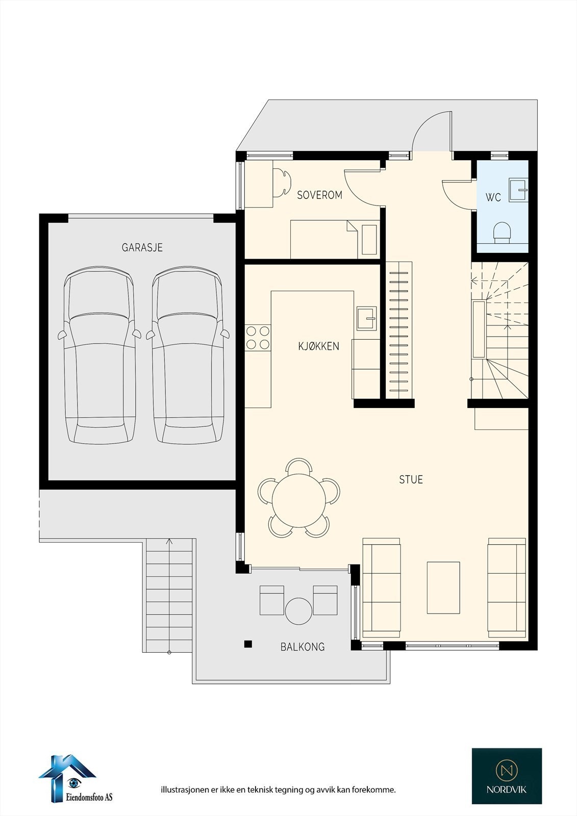 Planskisse 1. Etasje Galleribilde