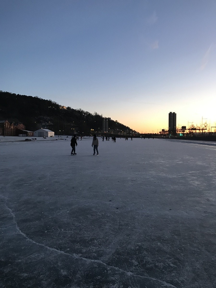 Skøyteis Middelalderparken Galleribilde