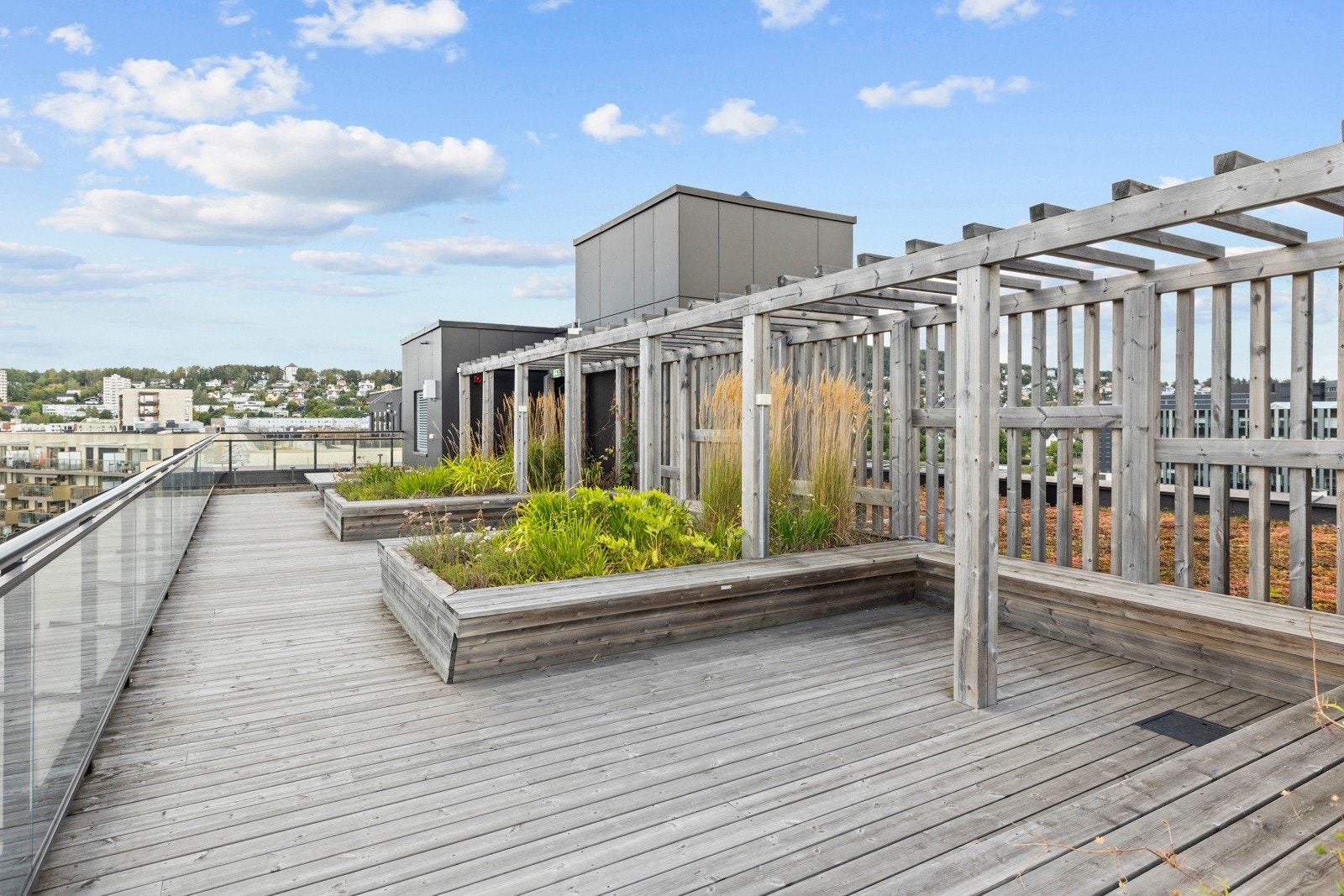 Felles takterrasse med panorama utsikt! Galleribilde
