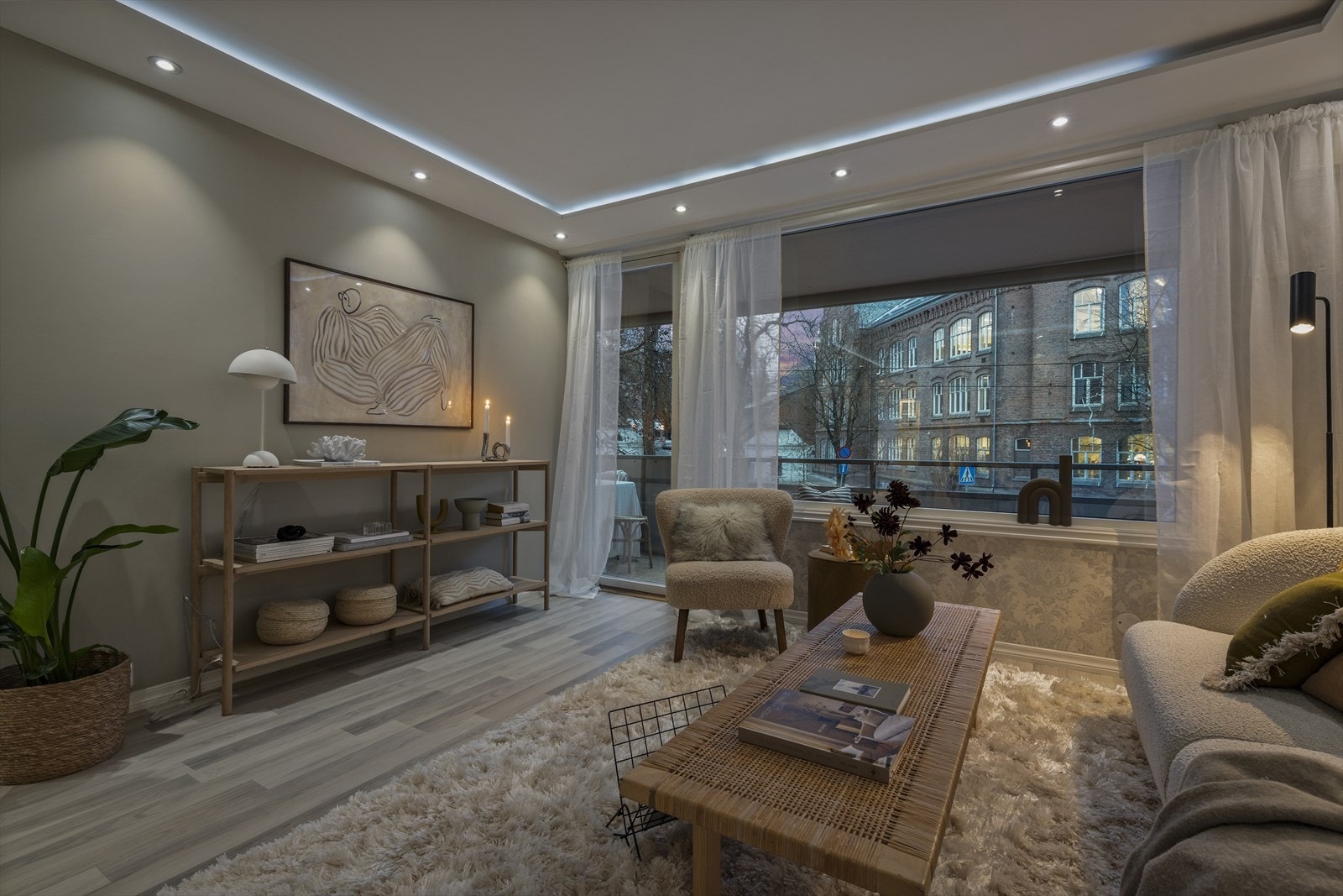 Her er det lagt til rette for sosiale kvelder i godt selskap og avslappende hverdager. Galleribilde