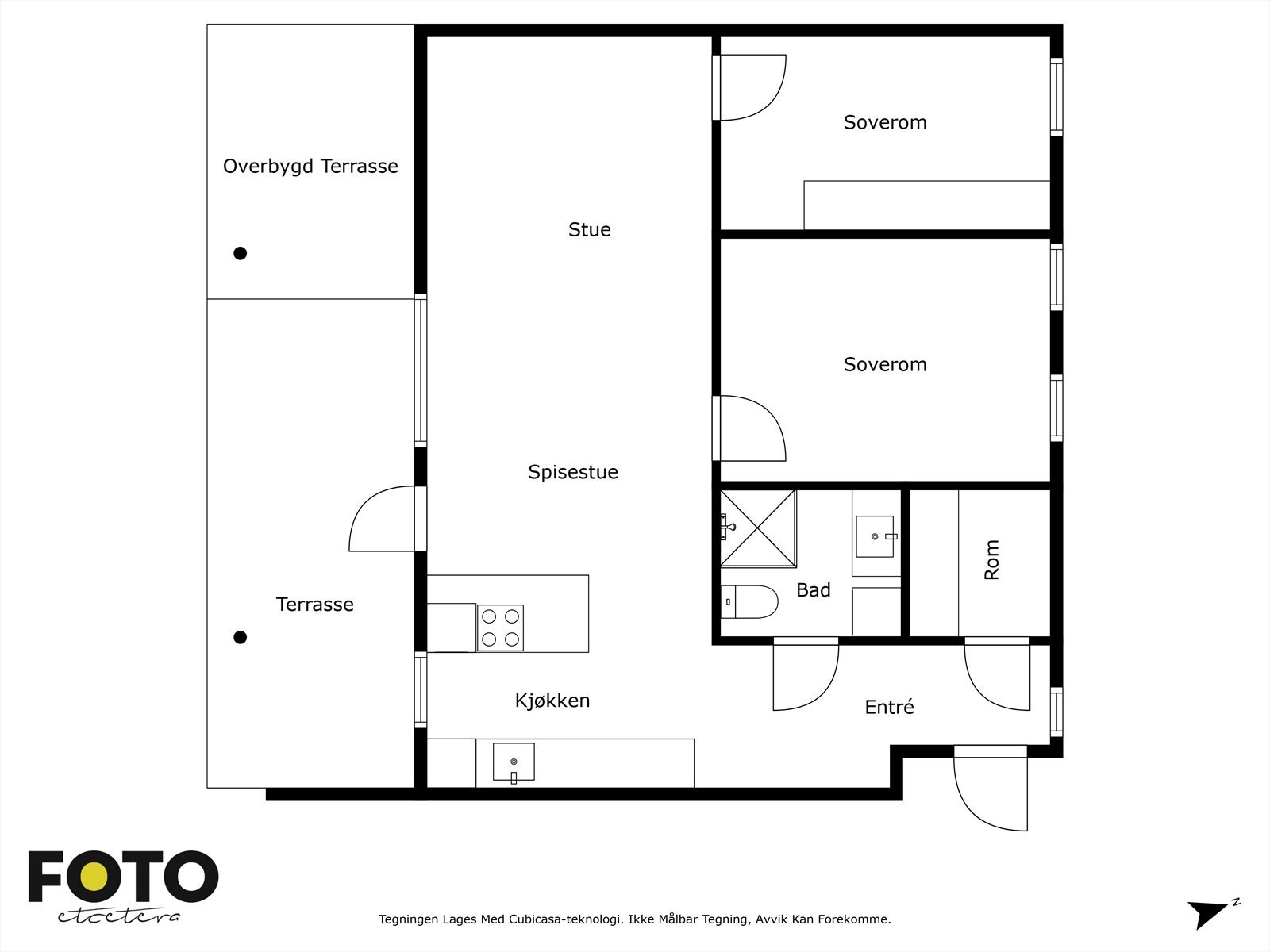 Veiledende plantegning. Ikke målbar Galleribilde