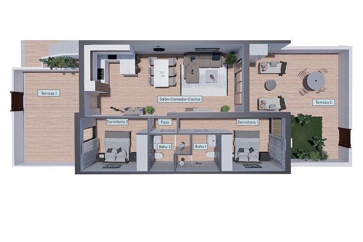 Plantegning 1. etasje Galleribilde