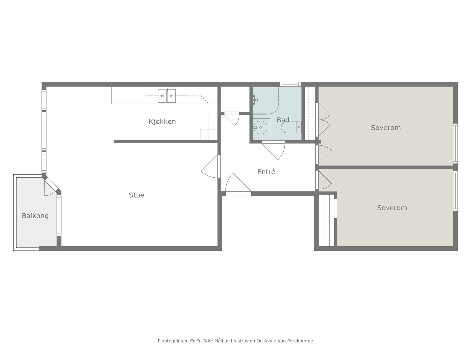 Plantegning Galleribilde