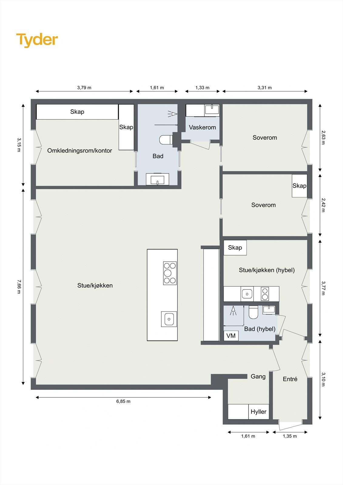 Plantegning Galleribilde