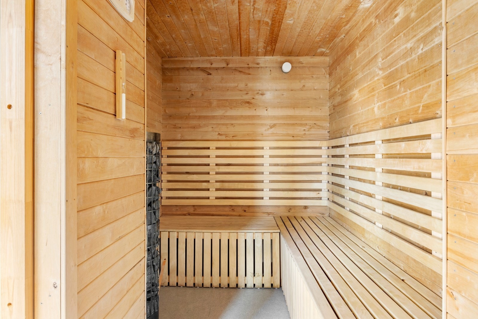 Sauna - et attraktivt tilbud for avslapning og velvære. Galleribilde