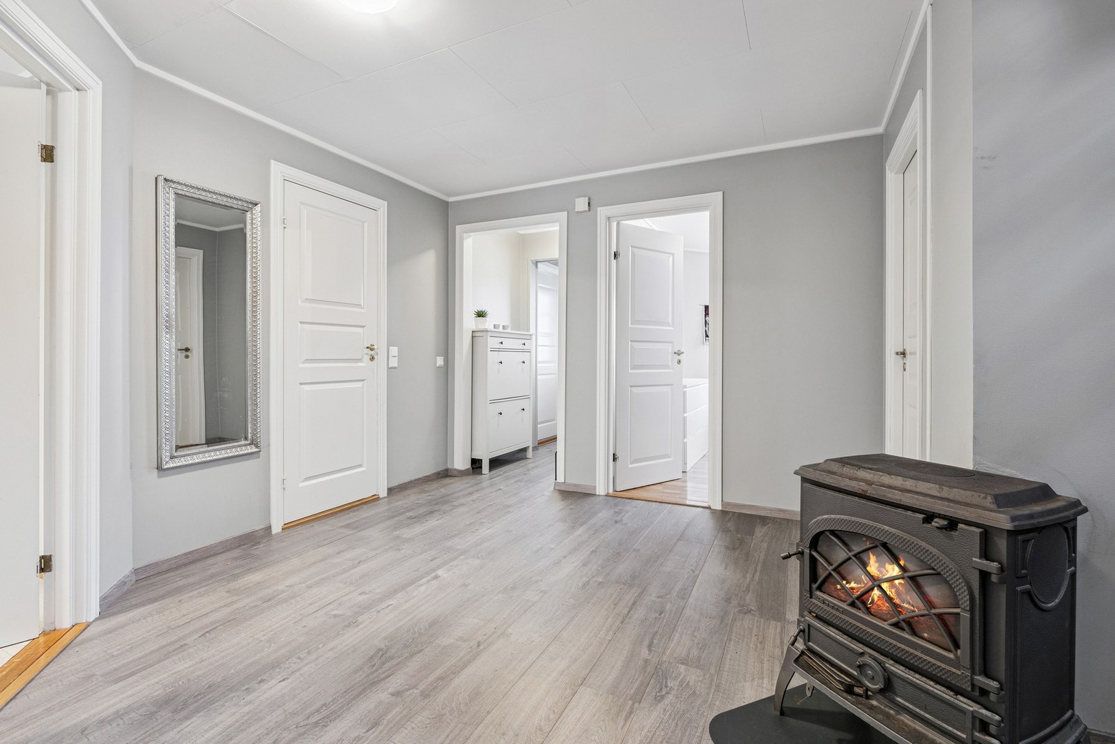 Gang med peis Galleribilde