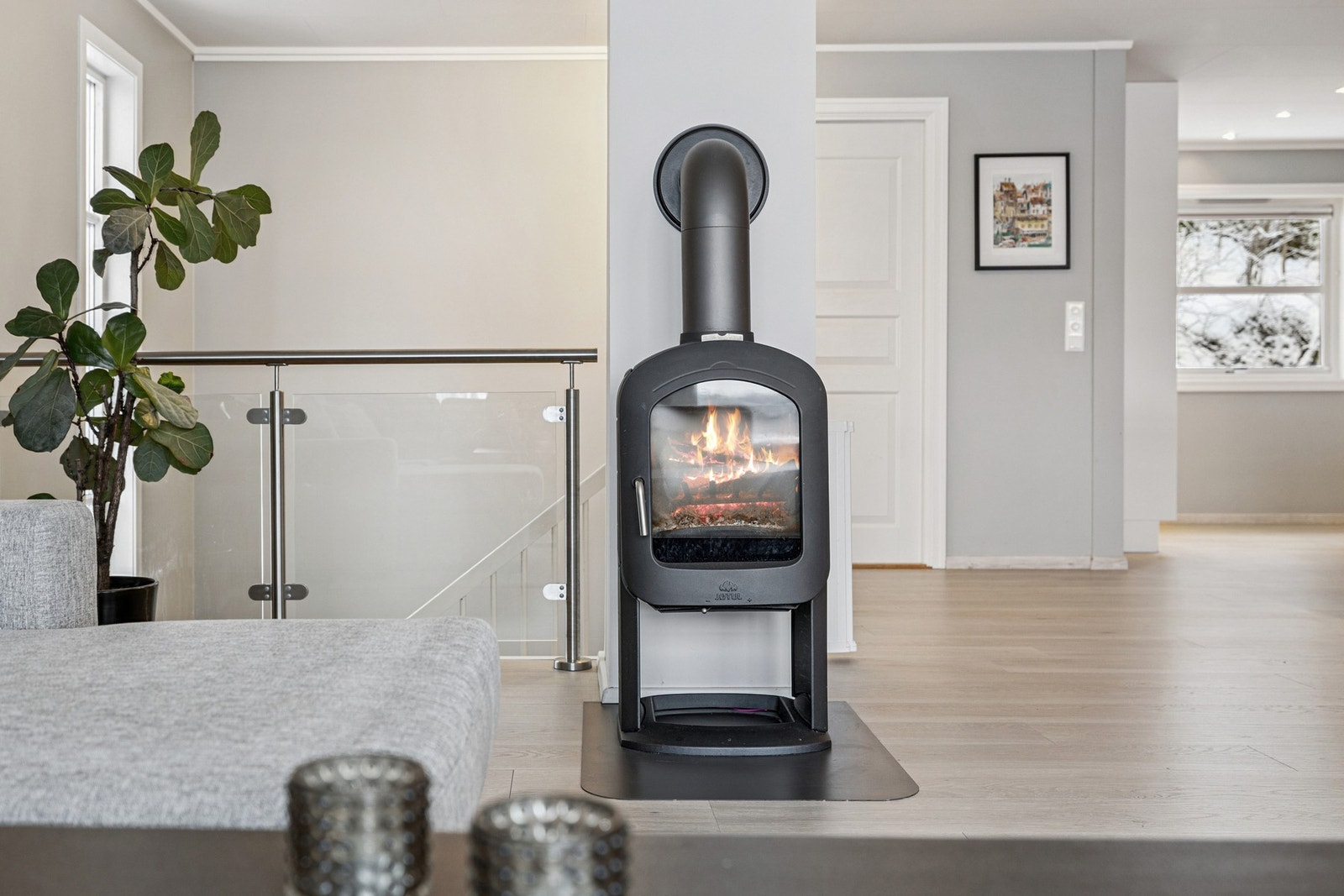 Peis innbyr til mye hygge og varme på kalde høst og vinterkvelder Galleribilde