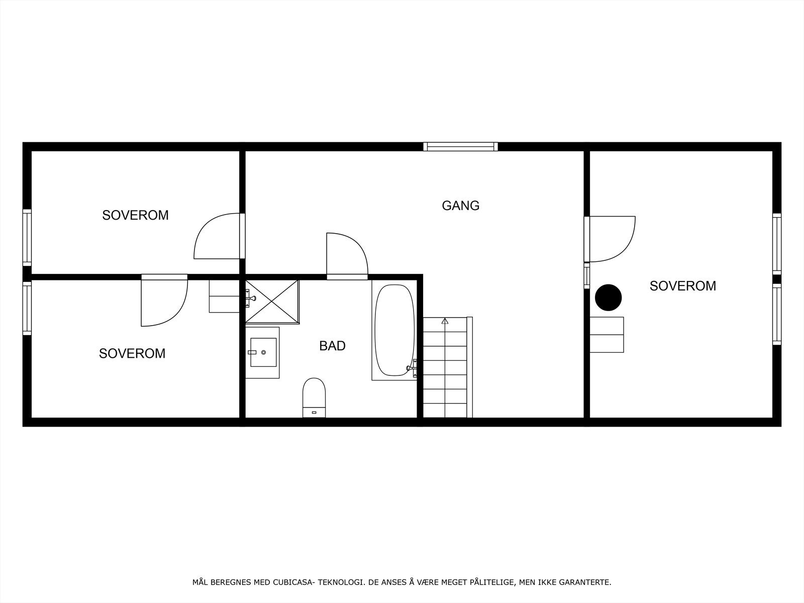 Plantegning 2.etg Galleribilde