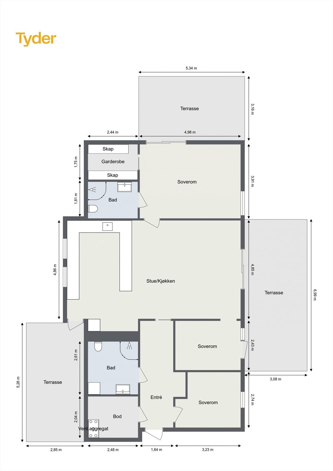 Plantegning Galleribilde