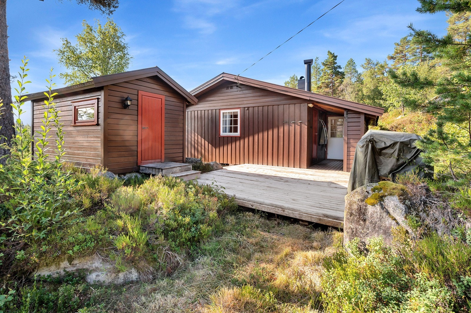 Utvendig bod er innredet som anneks. Galleribilde