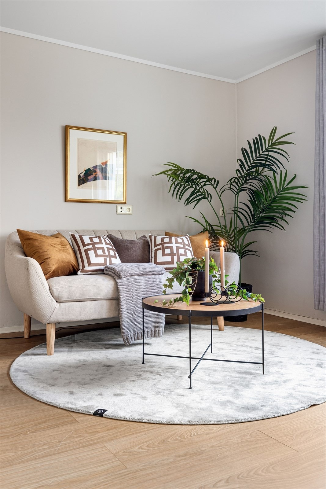 Her
har plass til en større sofakrok. Galleribilde