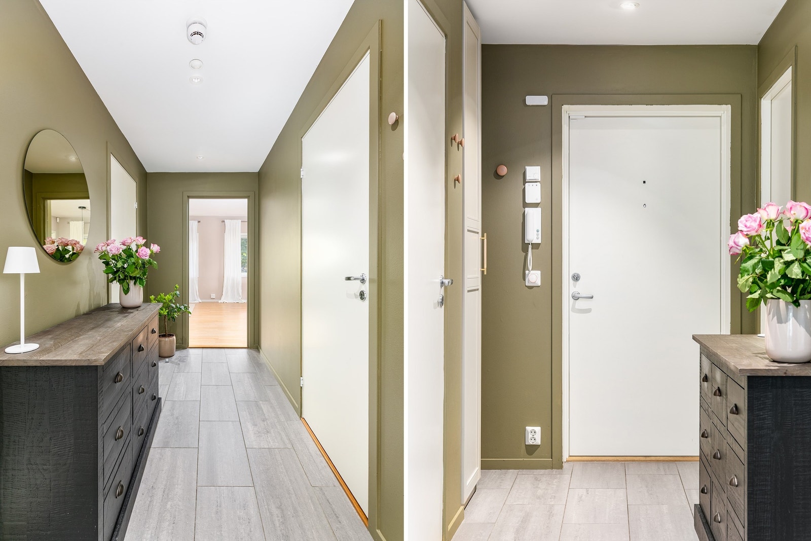 I entreen er det rom for flere oppbevaringsmøbler. Galleribilde