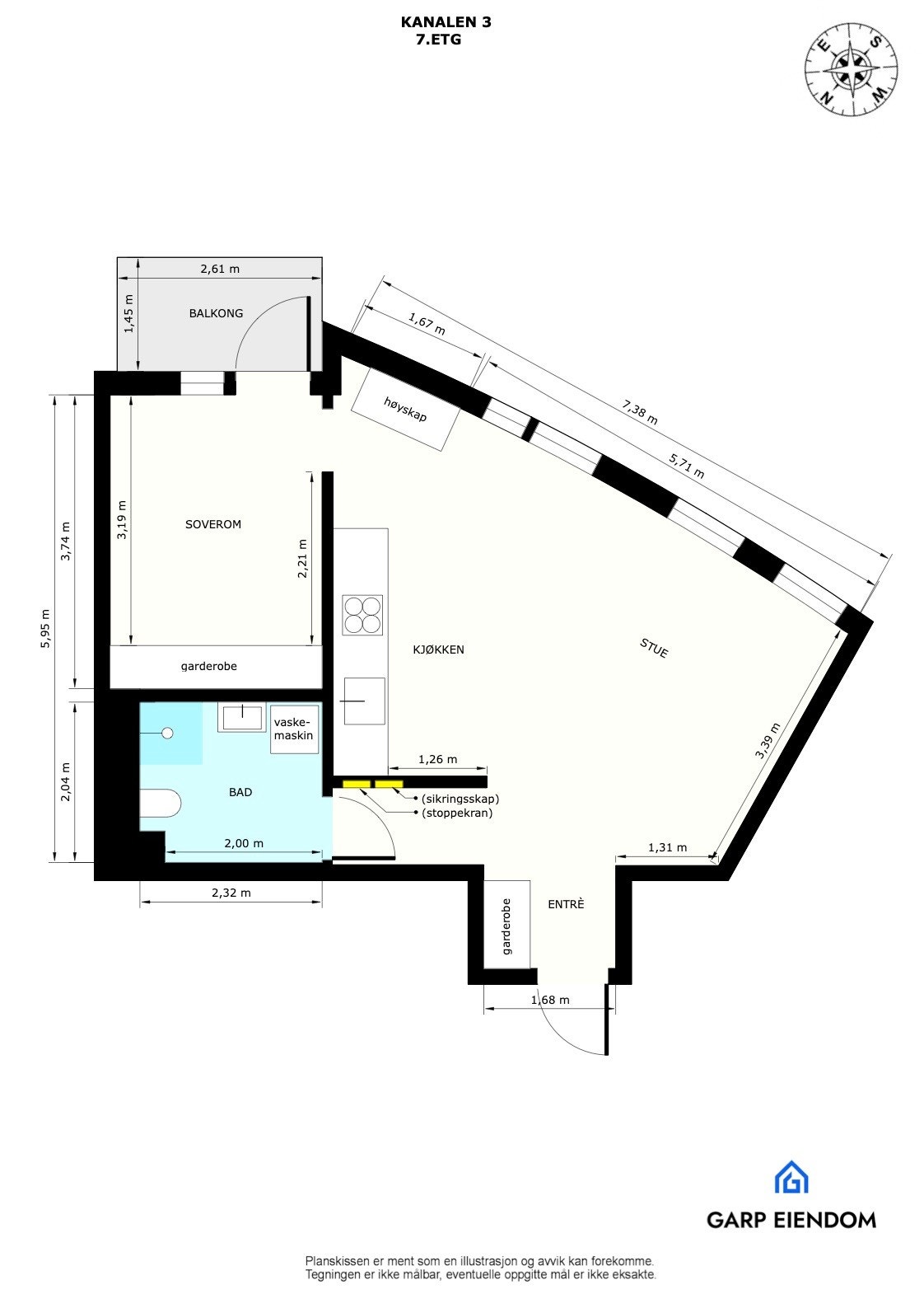 Plantegning Galleribilde