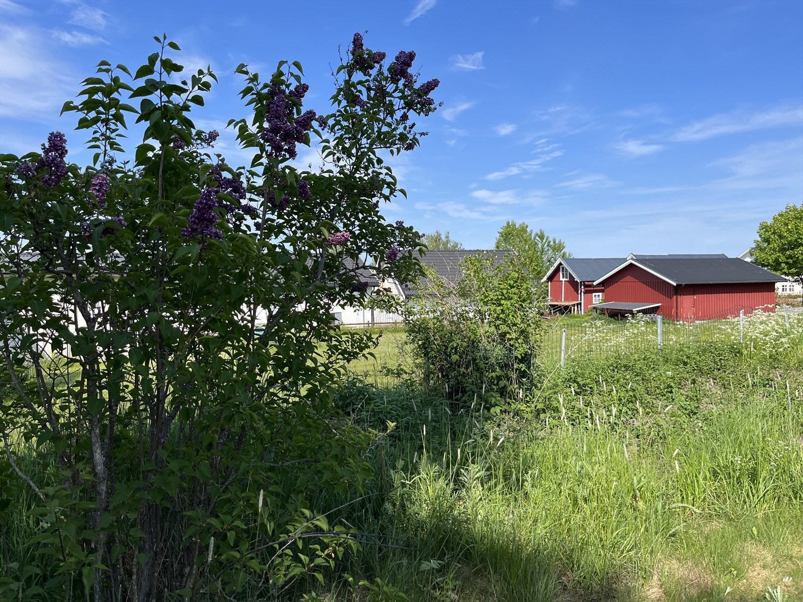 Eiendommen har adkomst via privat vei og er omkranset av et etablert bomiljø. Galleribilde