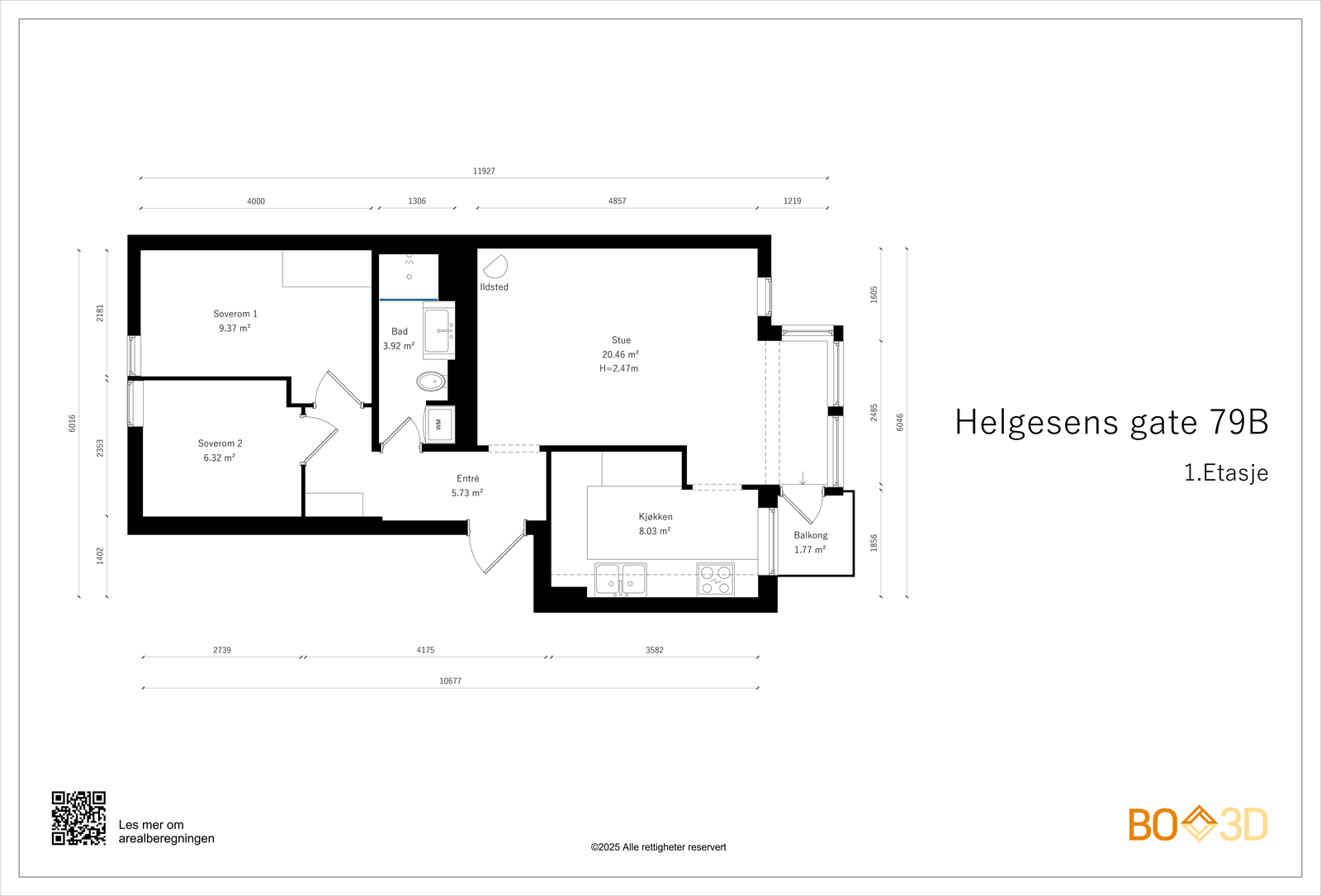 Plantegning. Galleribilde