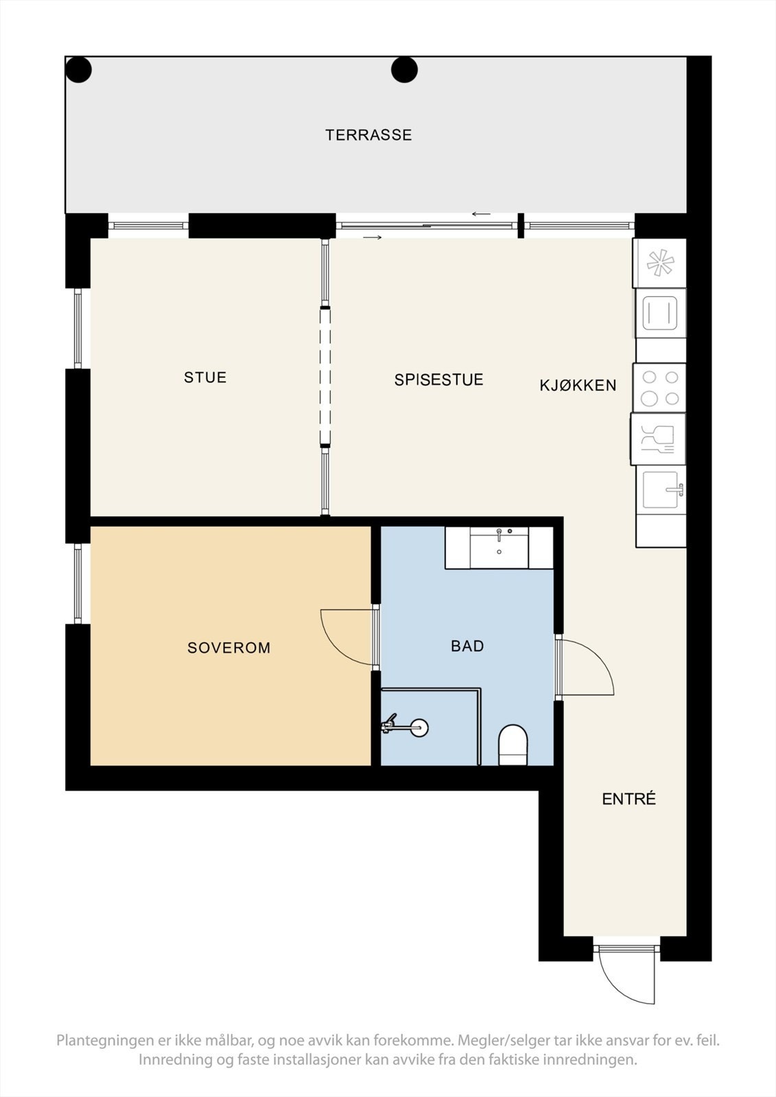 Plantegning Galleribilde