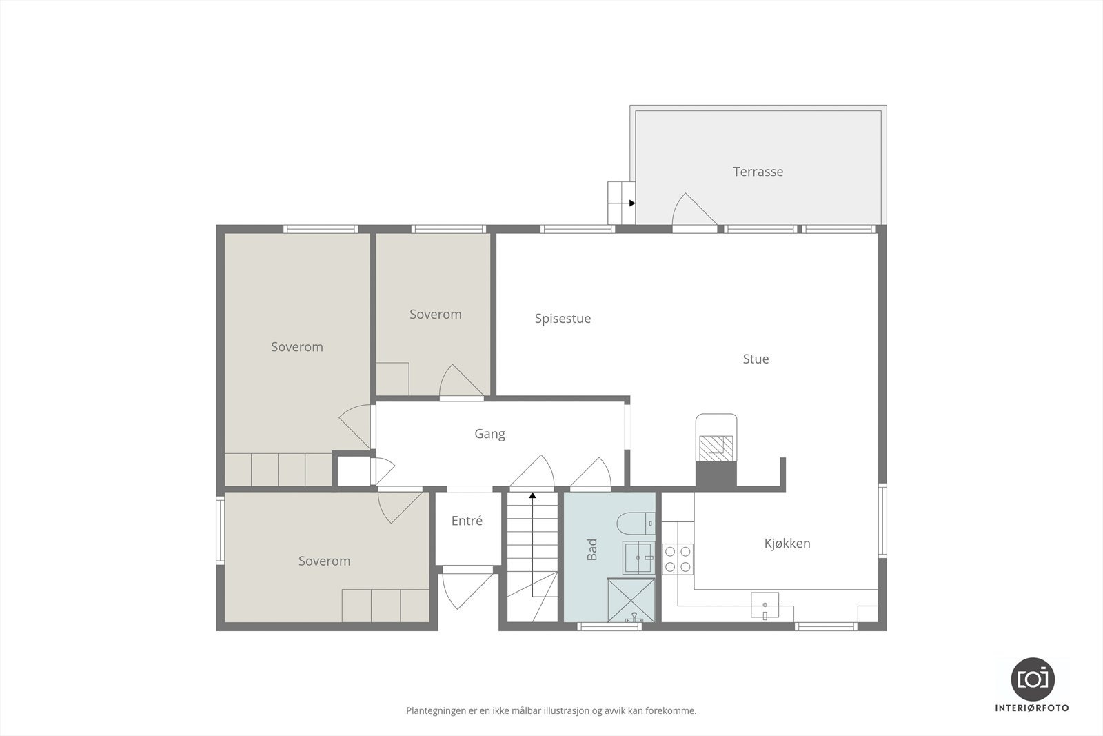 Plantegning Galleribilde