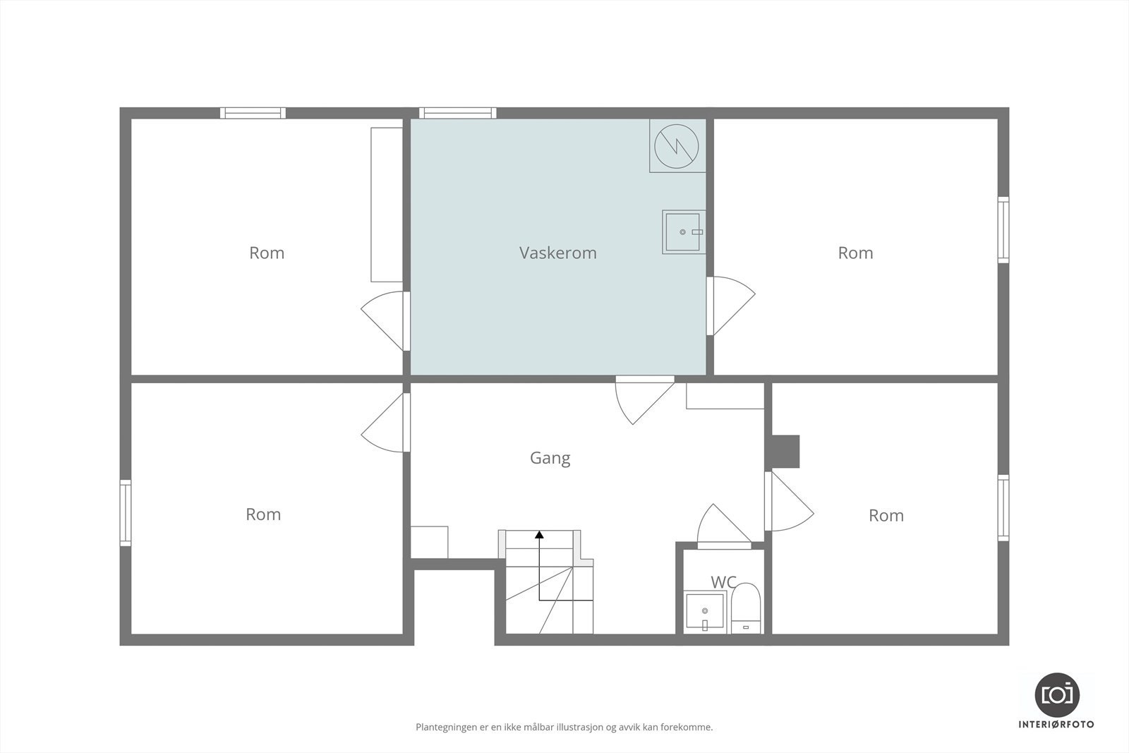Plantegning Galleribilde