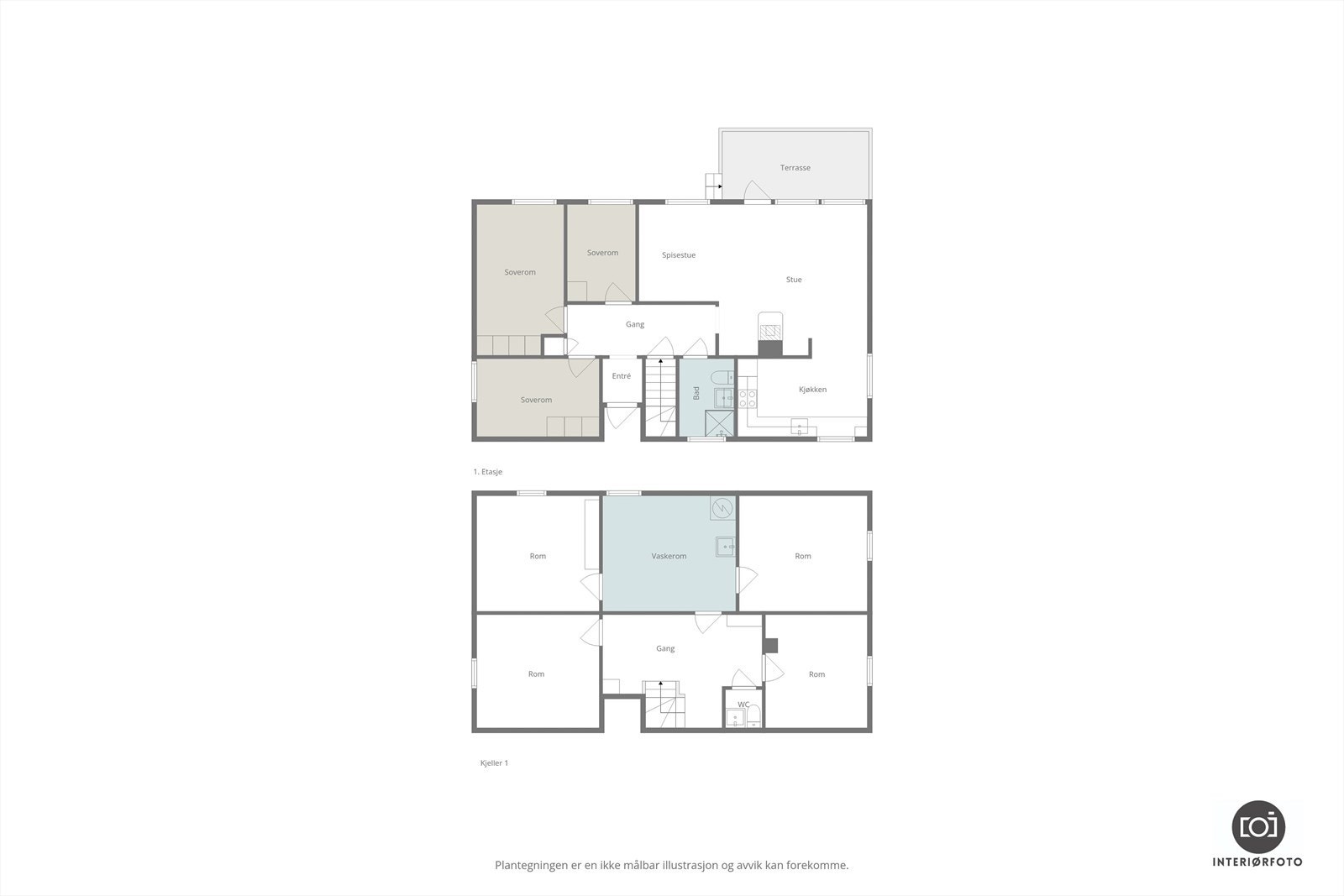 Plantegning Galleribilde