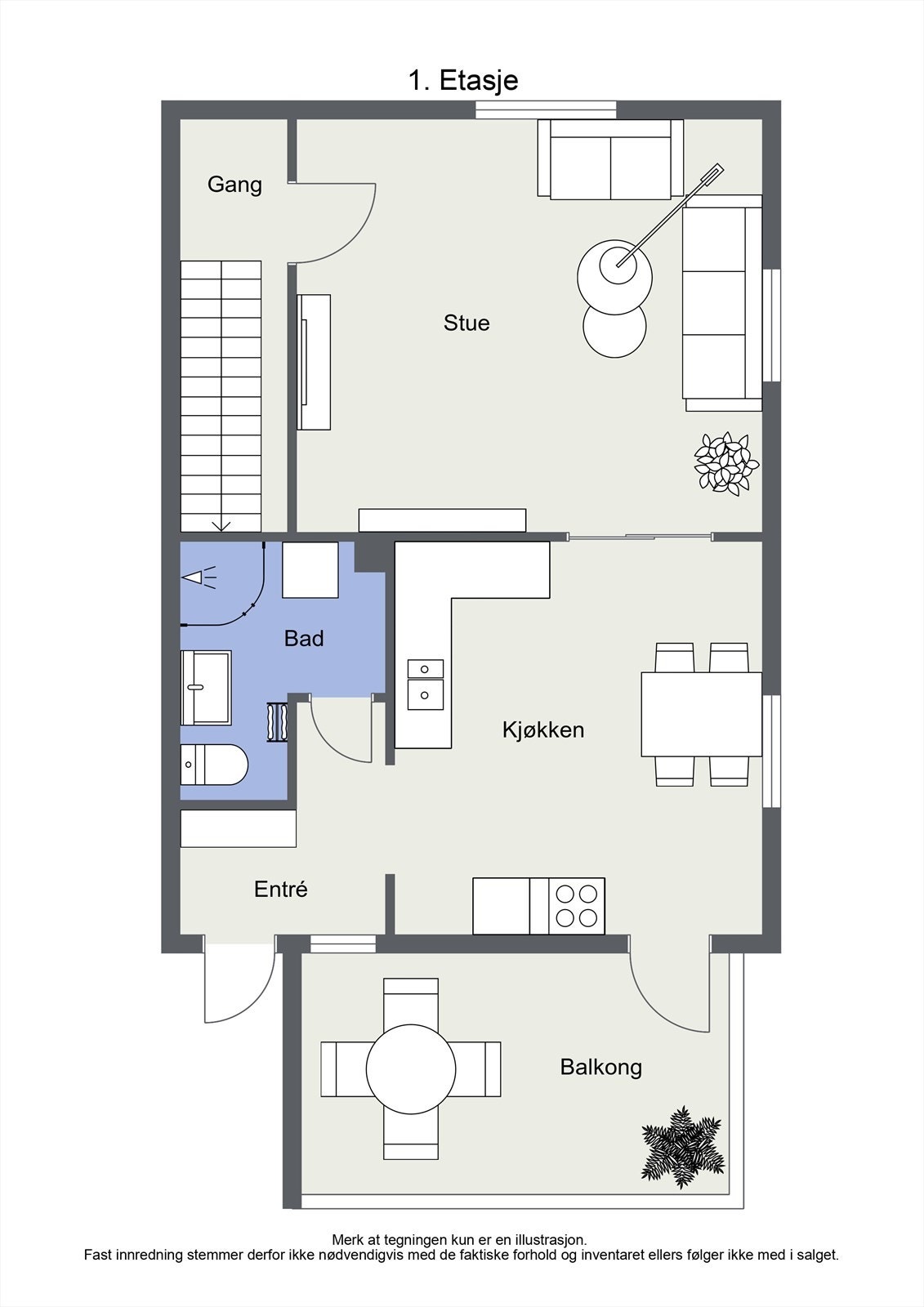 Plantegning 2.etasje. Galleribilde