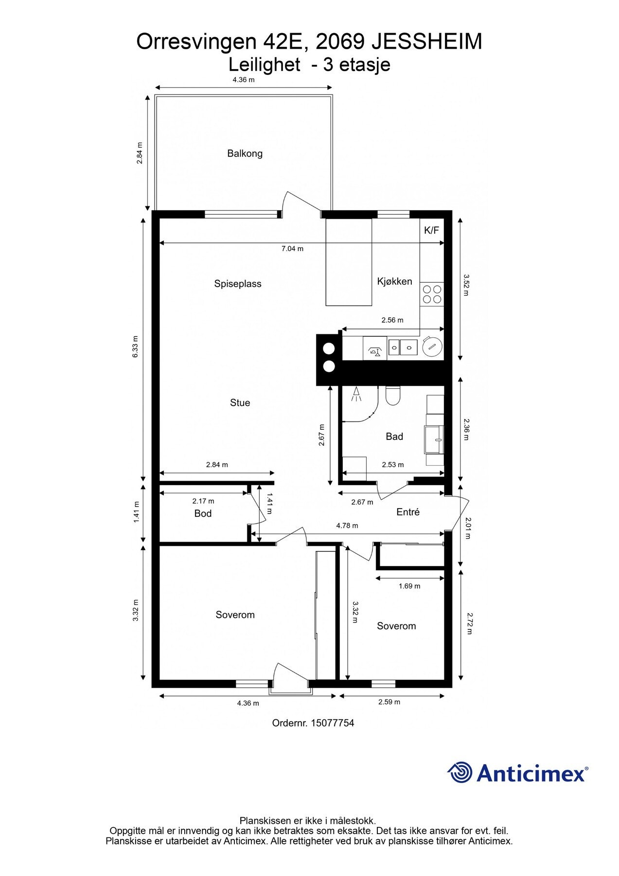 Plantegning. Galleribilde