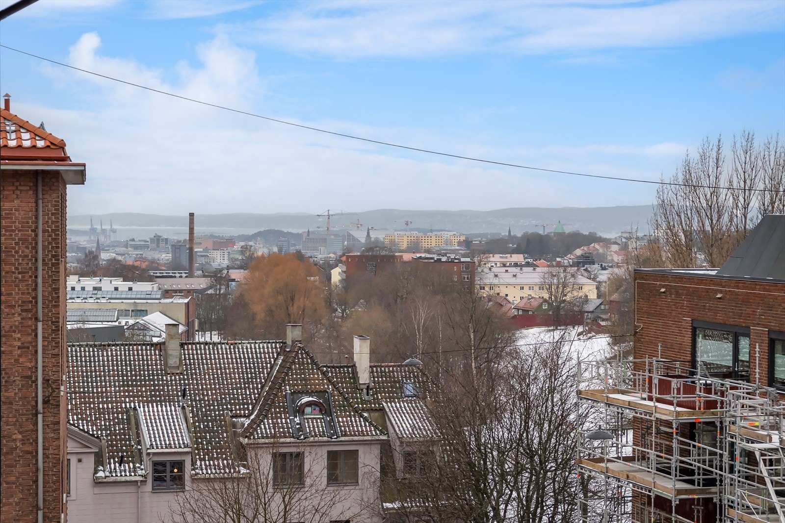 Sjøgløtt fra balkongen Galleribilde