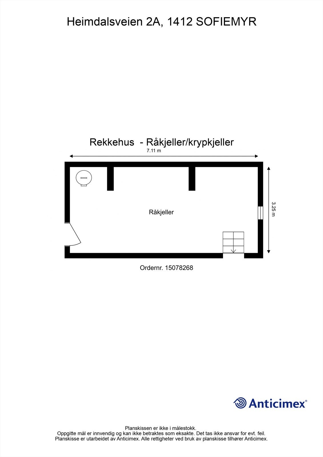 Plantegning - råkjeller/krypkjeller Galleribilde