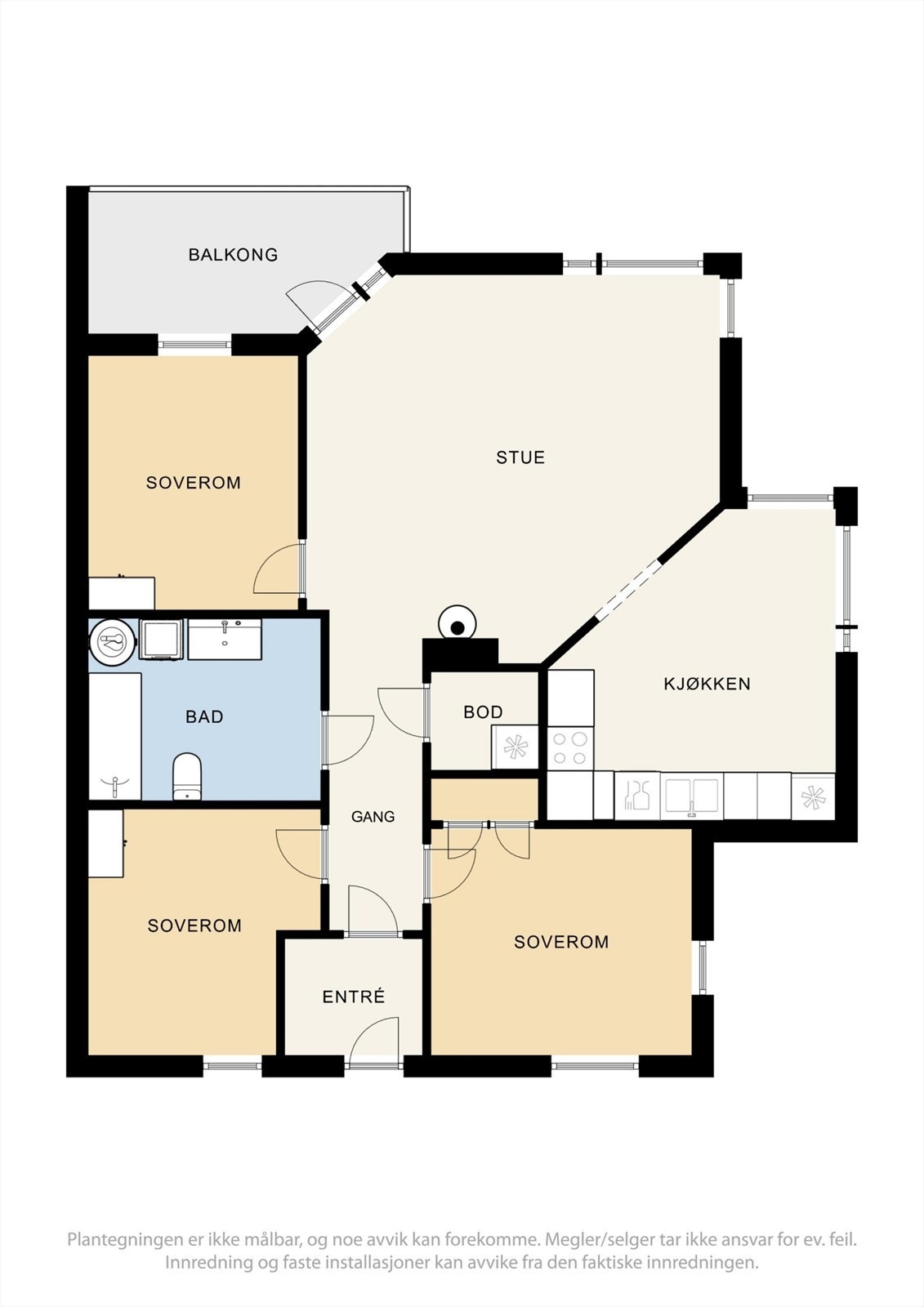 Plantegning Galleribilde