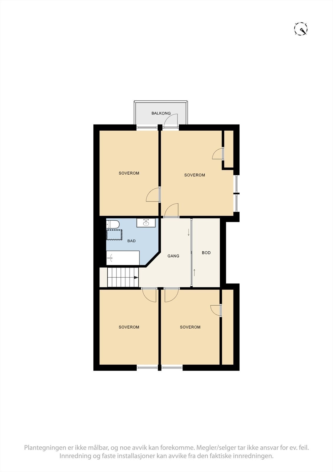 Plantegning - 2.etg./loft Galleribilde
