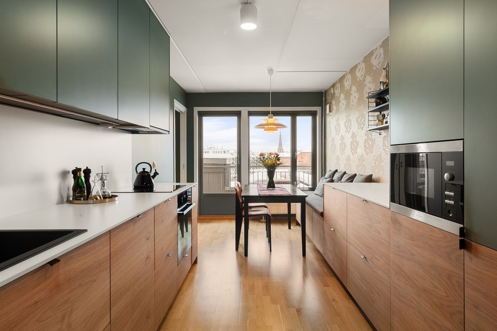 Stort og romslig kjøkken. Galleribilde