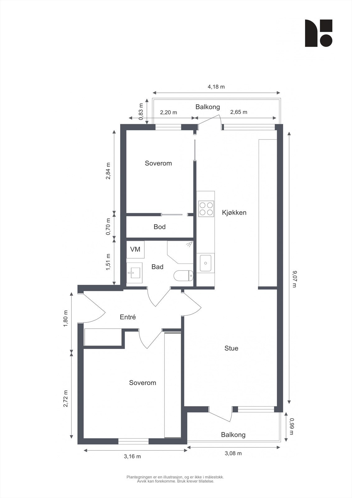 Plantegning. Galleribilde