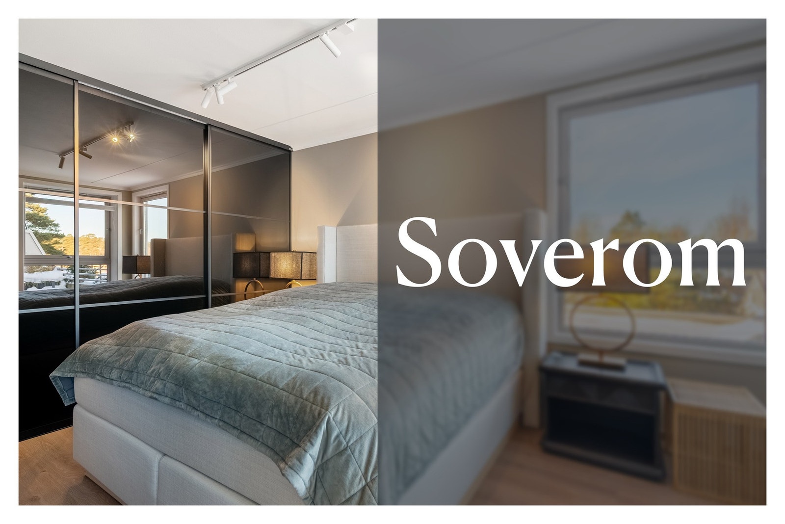 Leiligheten har 3 romslige soverom Galleribilde