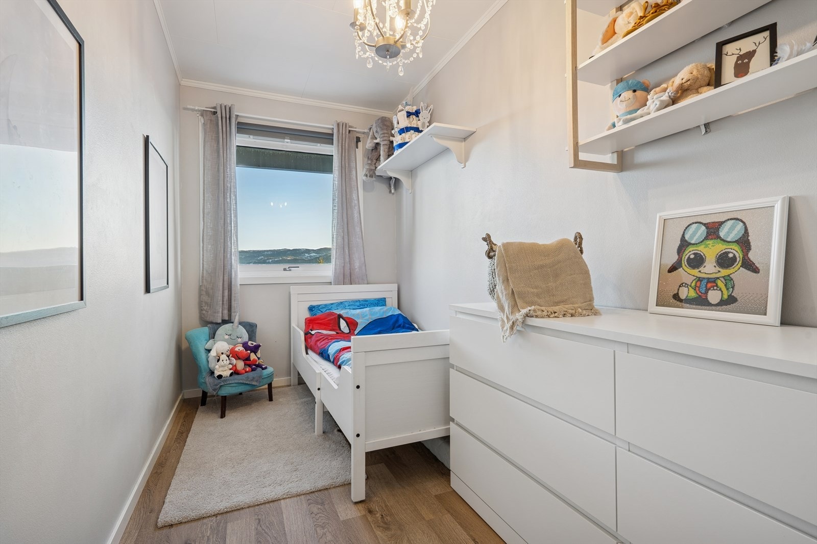 Soverom 3 er på 6,5 kvm. Galleribilde