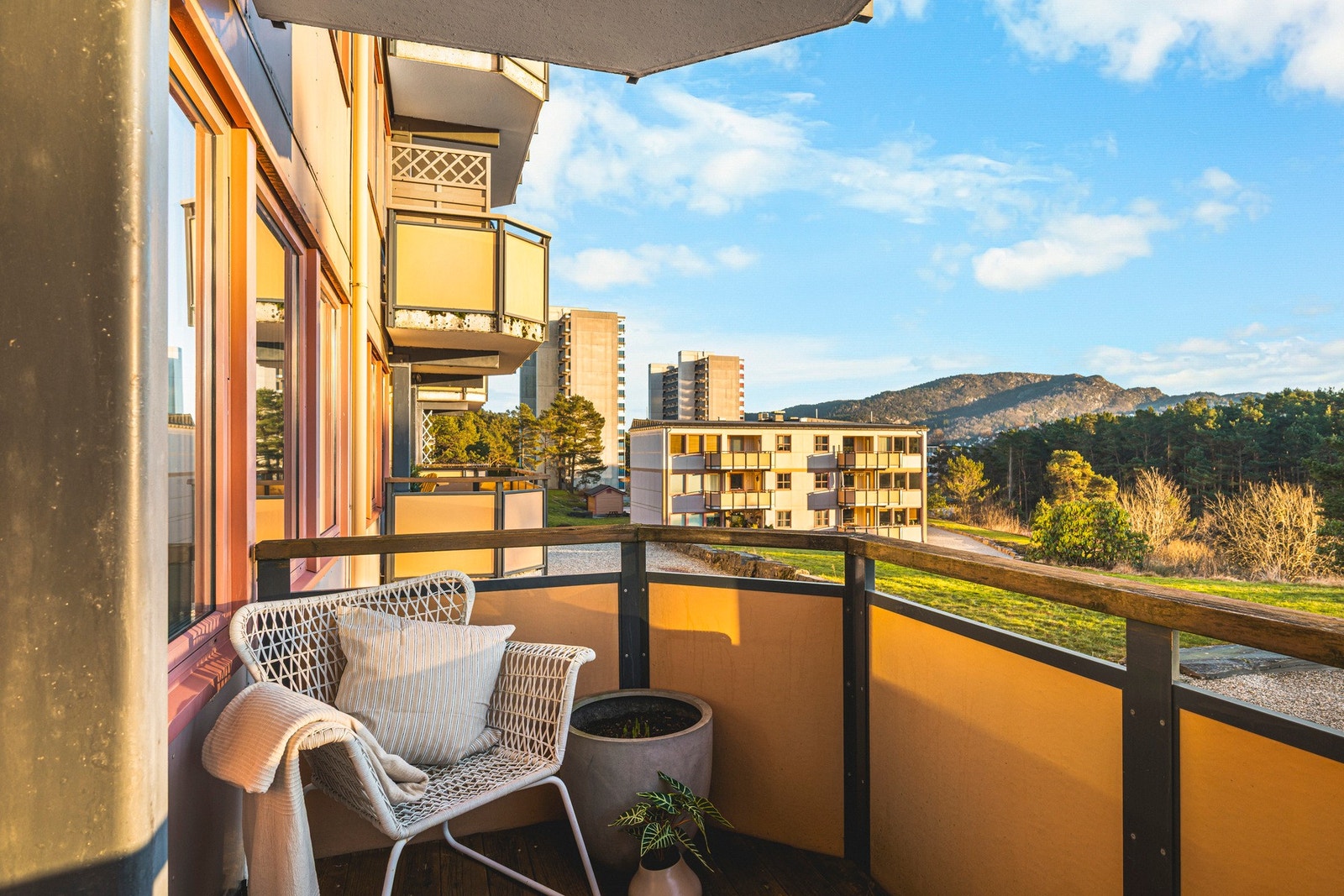 Her kan du nyte nydelige solforhold. Galleribilde