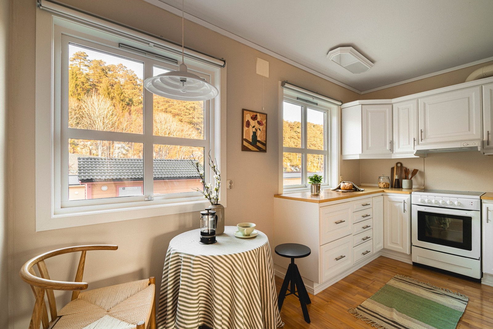 Perfekt sted til å ta morgenkaffen. Galleribilde