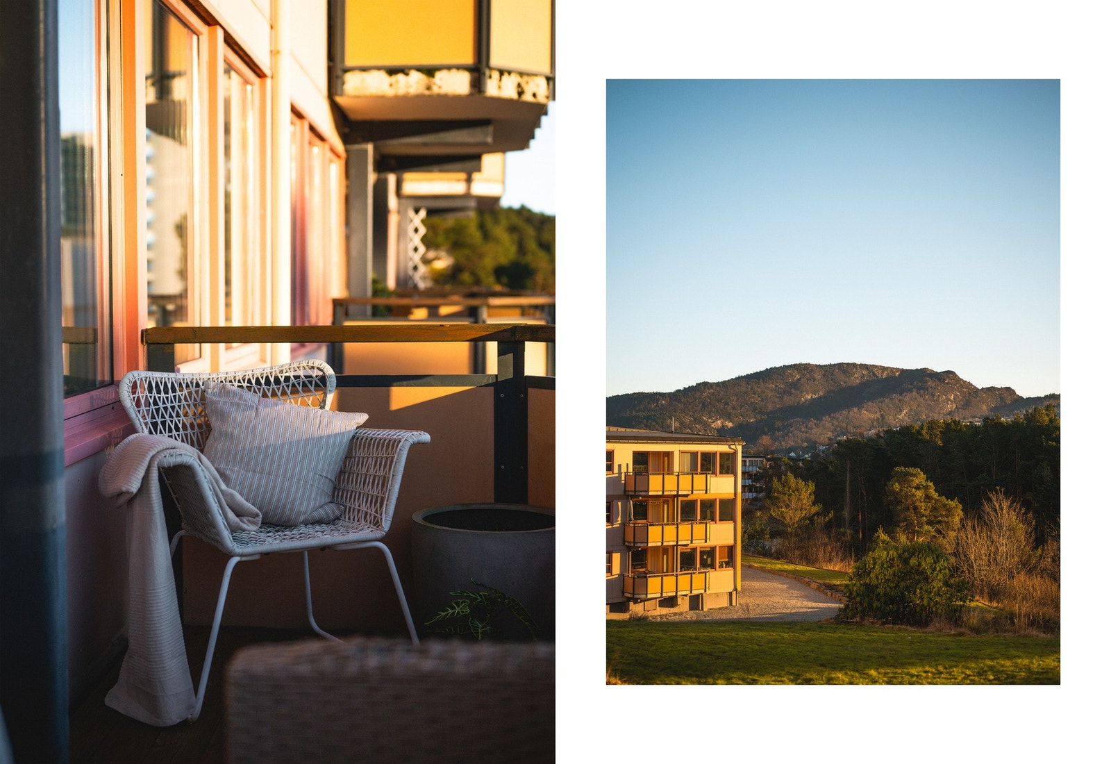 Her kan det enkelt møbleres med hagemøbler og elektrisk grill. Galleribilde