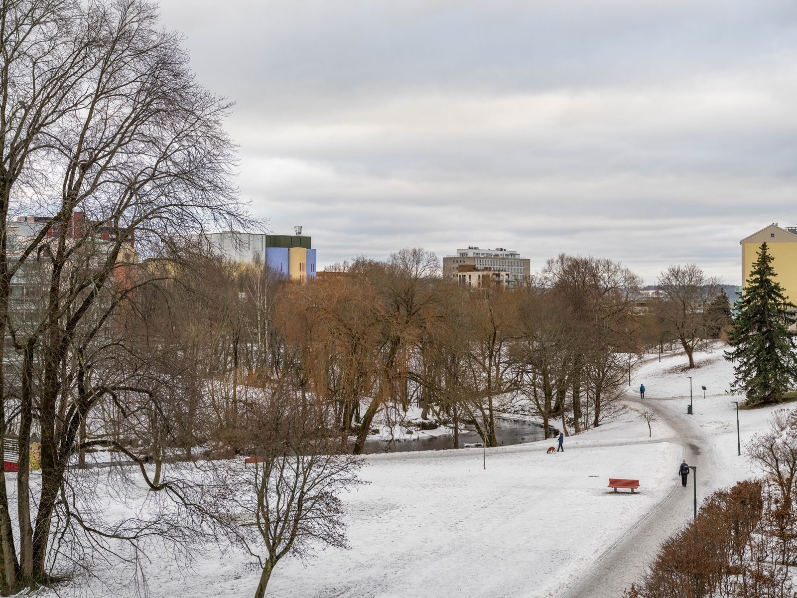 Utsikt fra balkong. Galleribilde