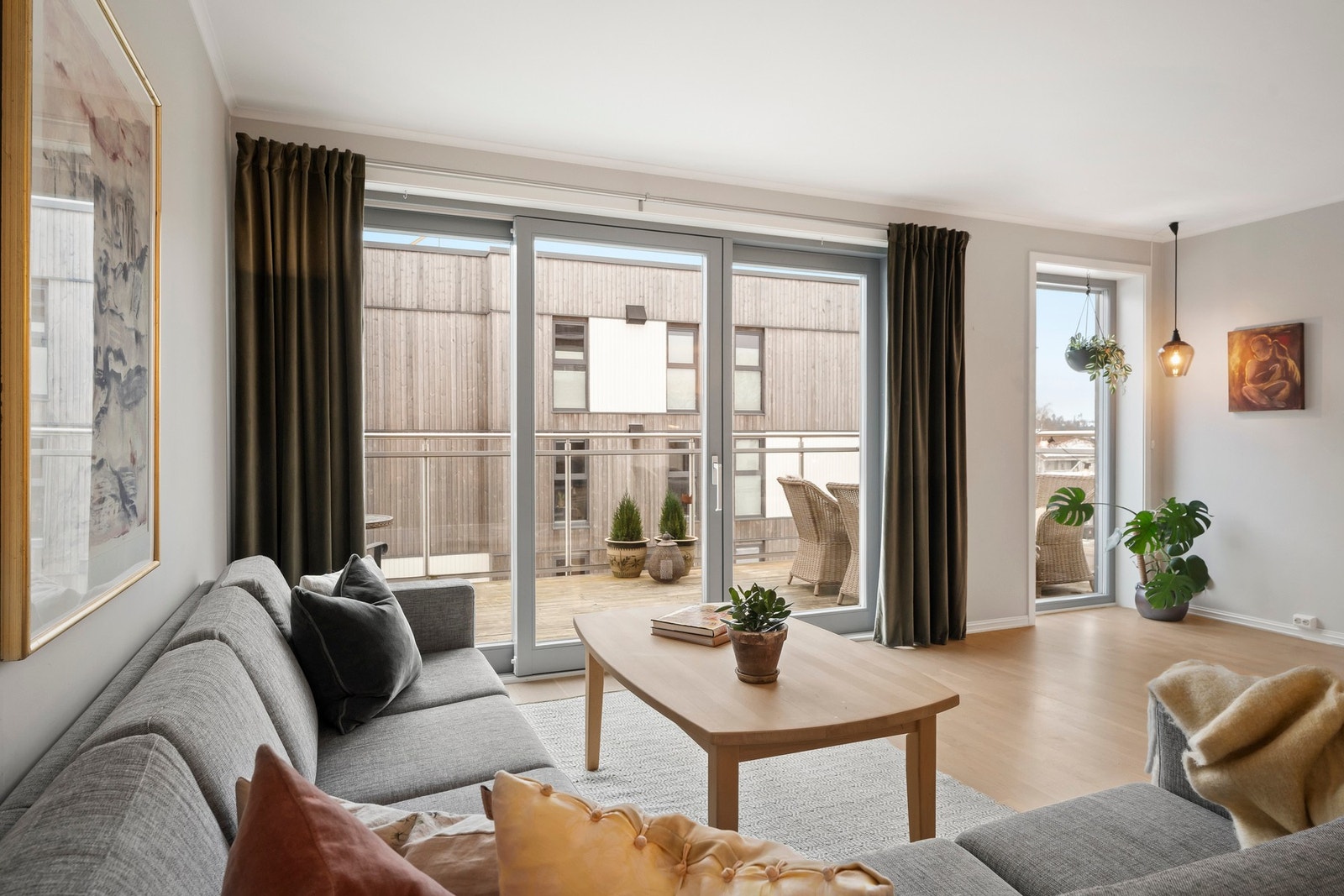 Rommets form gjør det enkelt å møblere. Galleribilde