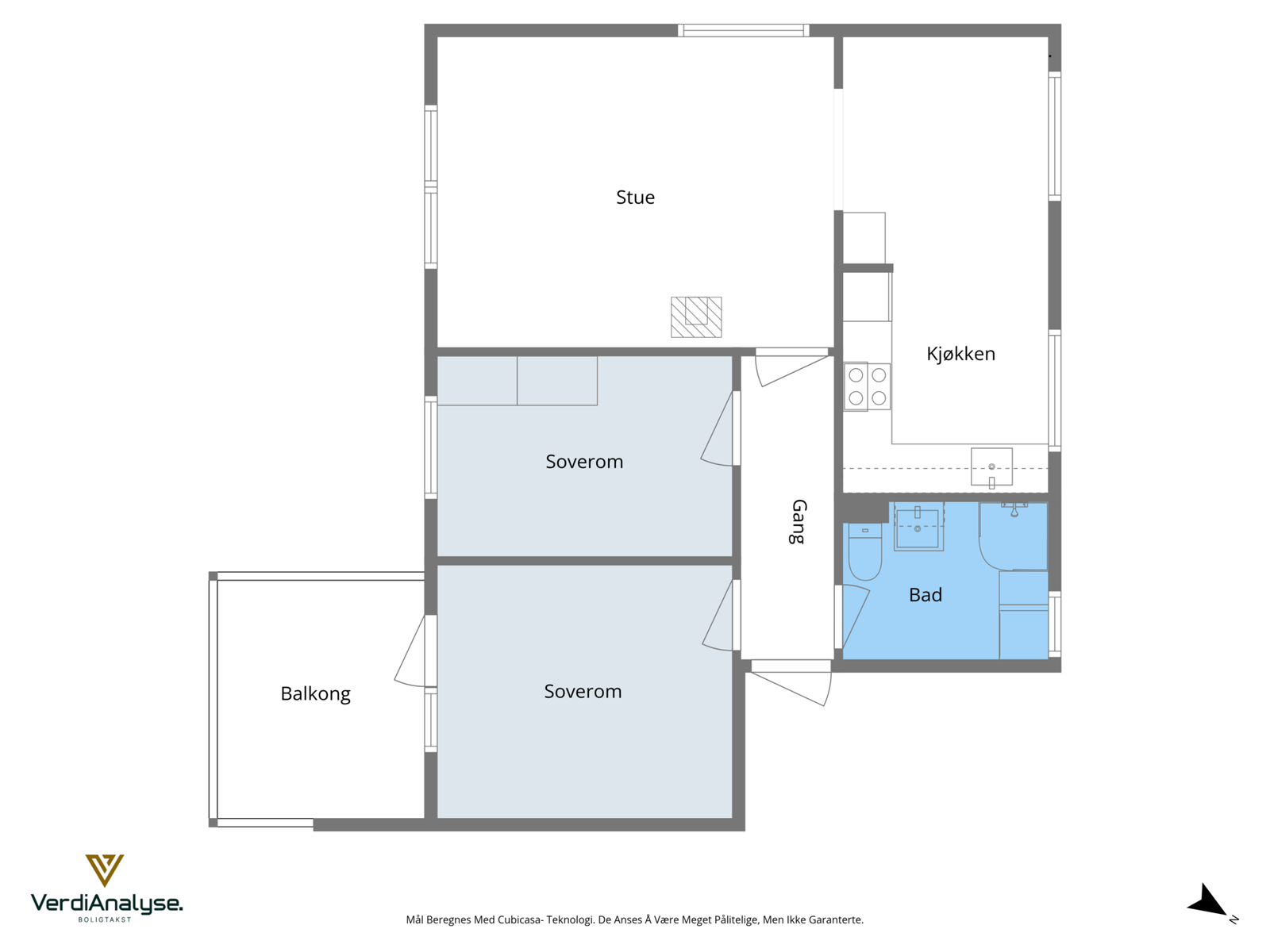 Plantegning Galleribilde