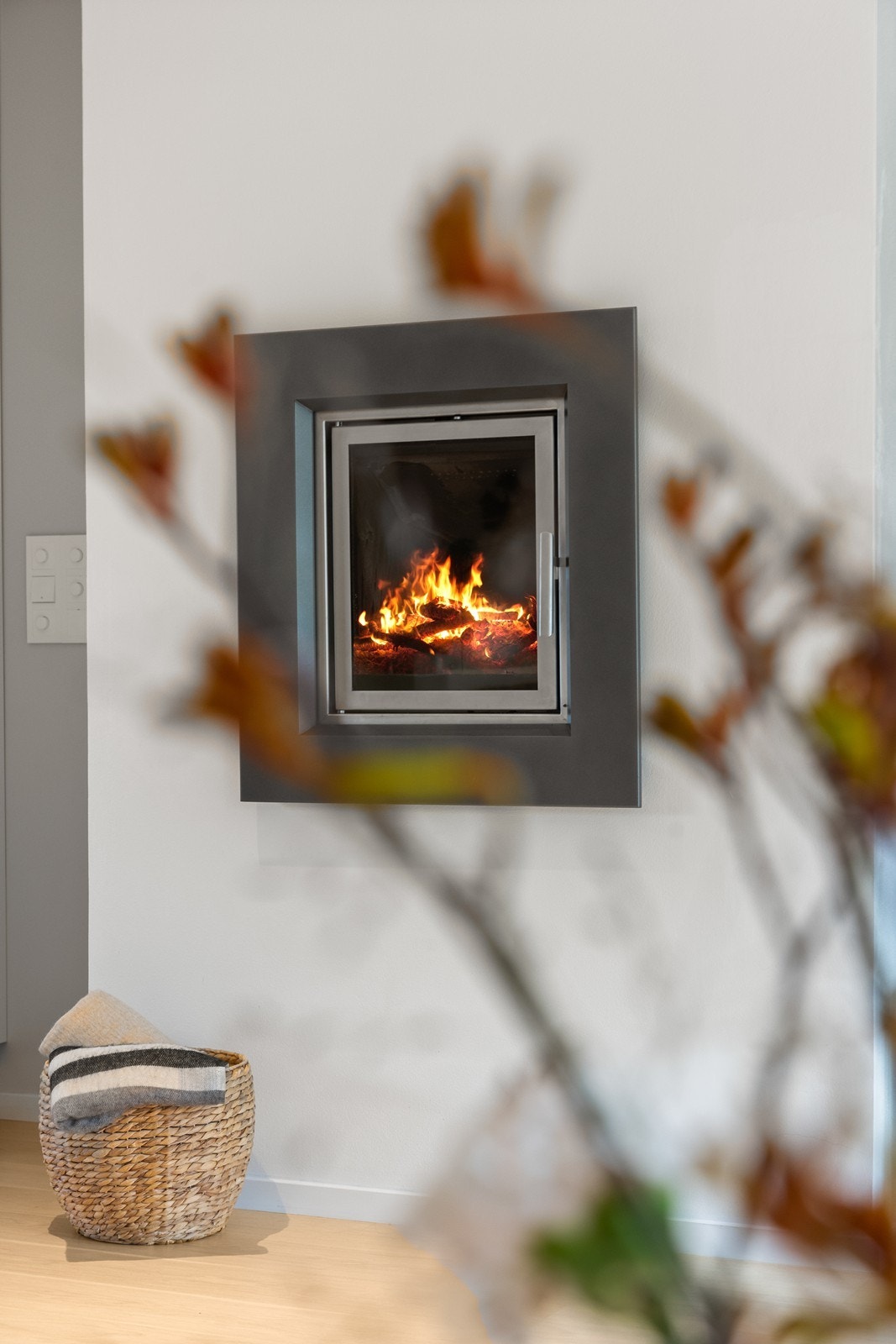 Peis i stuen som setter stemningen på kalde dager. Galleribilde