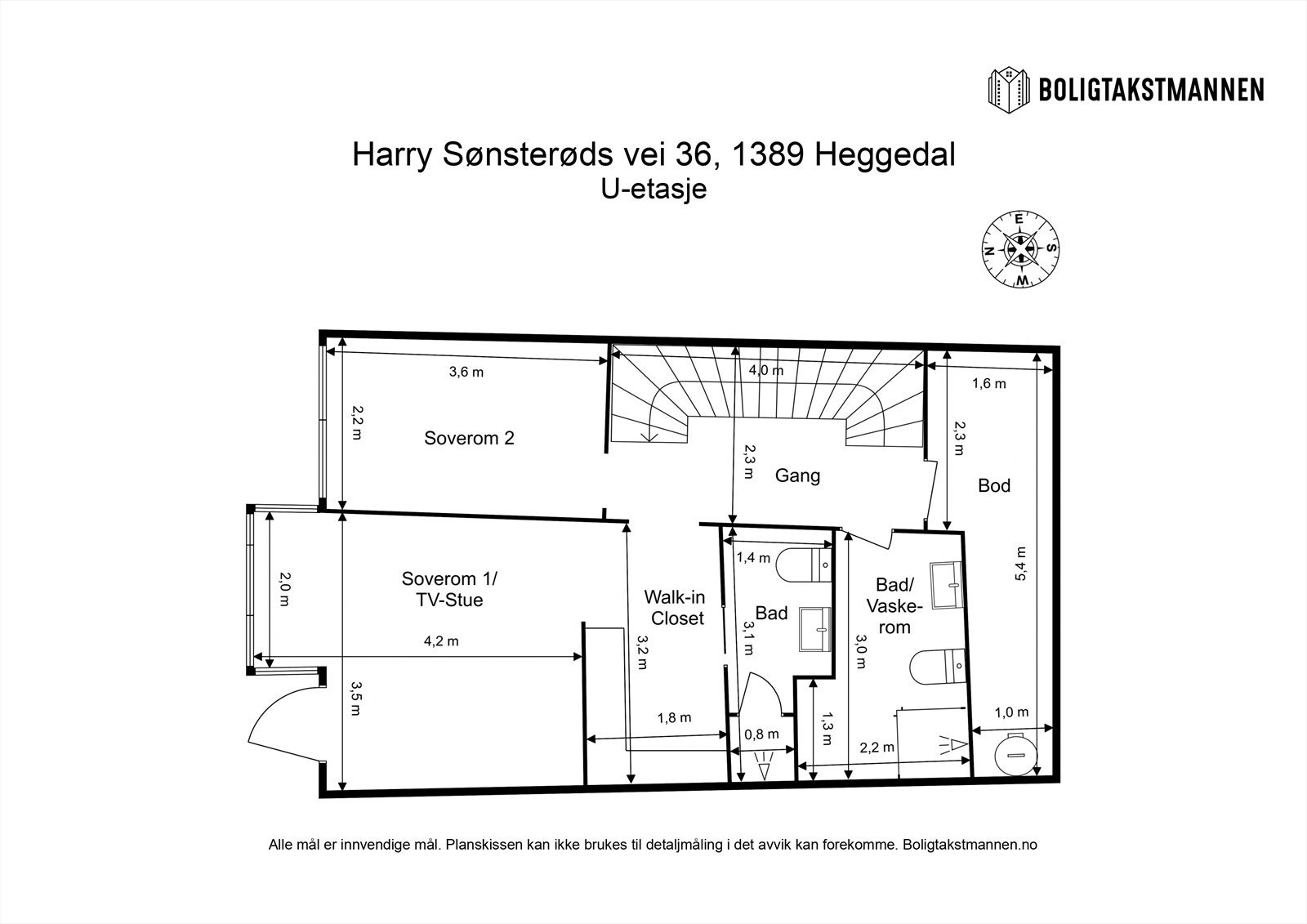 Plantegning underetasje. Galleribilde