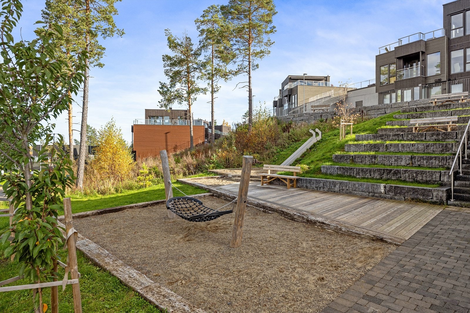 Pent opparbeidet fellesområde. Galleribilde