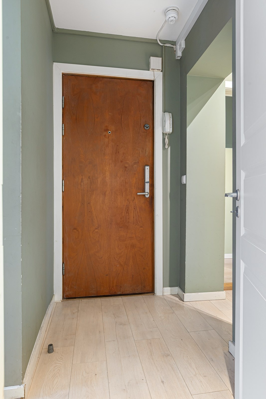 Hyggelig entré med dørcallingsanlegg. Galleribilde