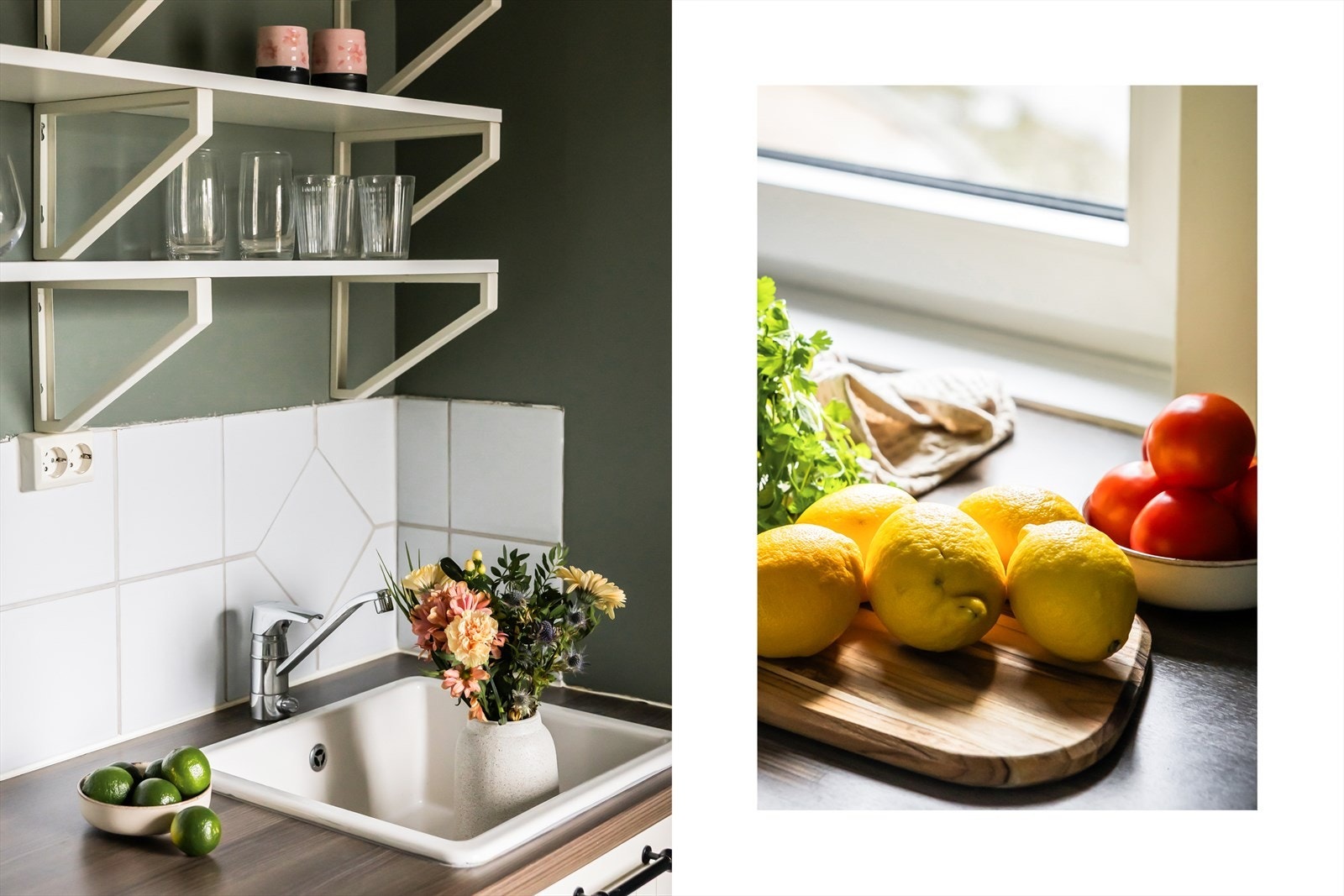 - På kjøkkenet er det god skap- og benkeplass som sørger for gode matlagingsforhold - Galleribilde