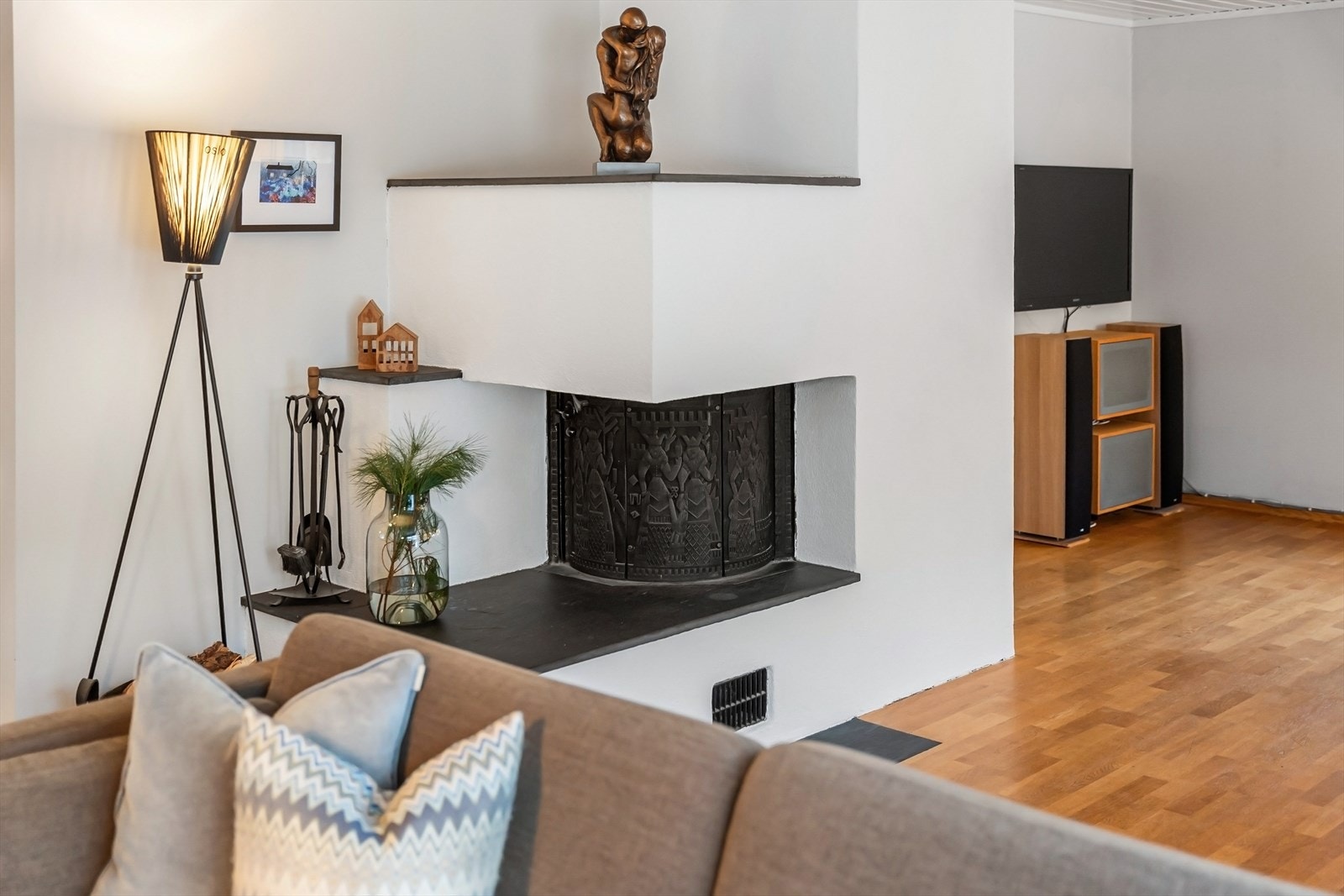 Peis med innsats. Galleribilde