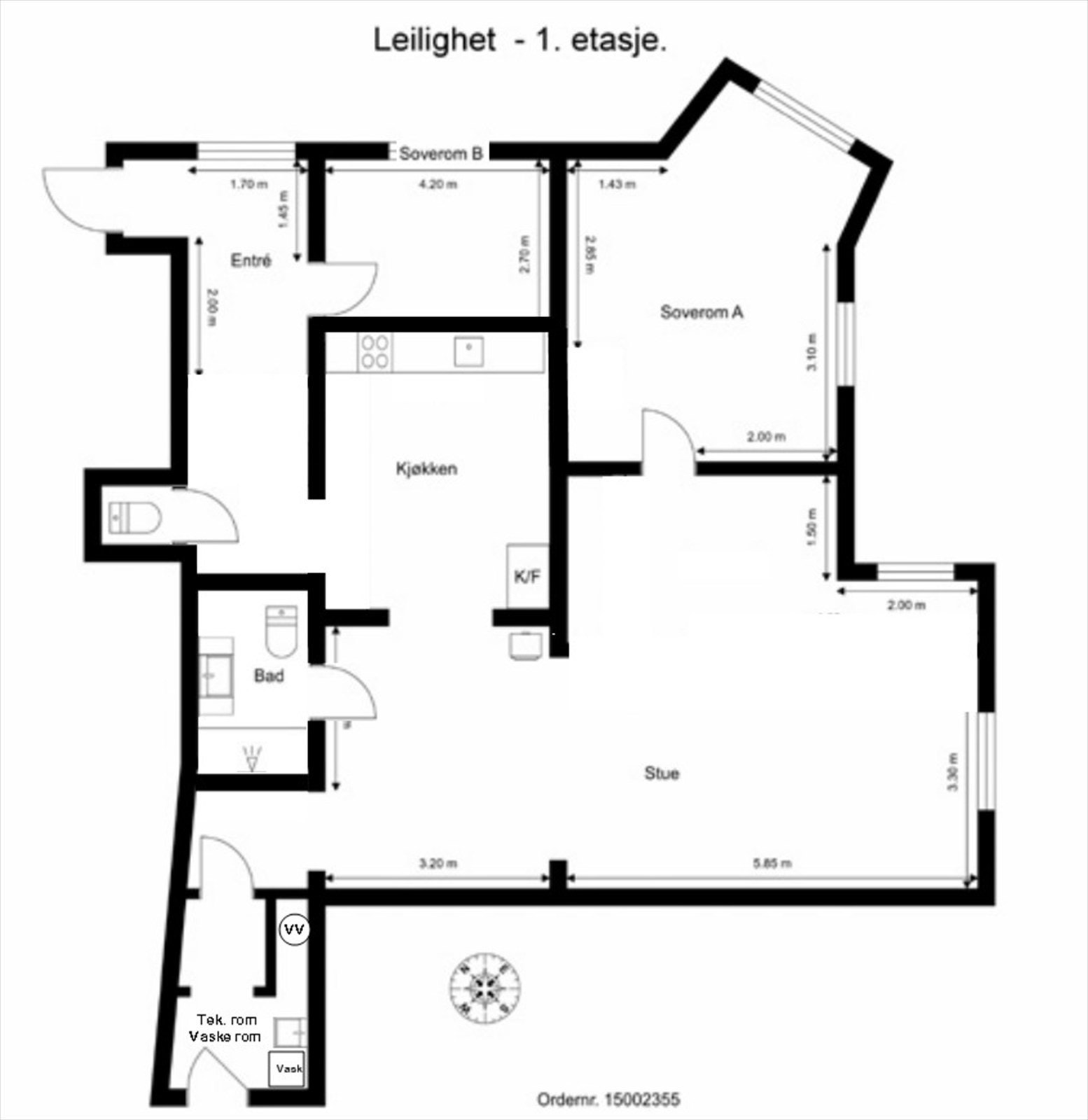 Plantegning. Galleribilde