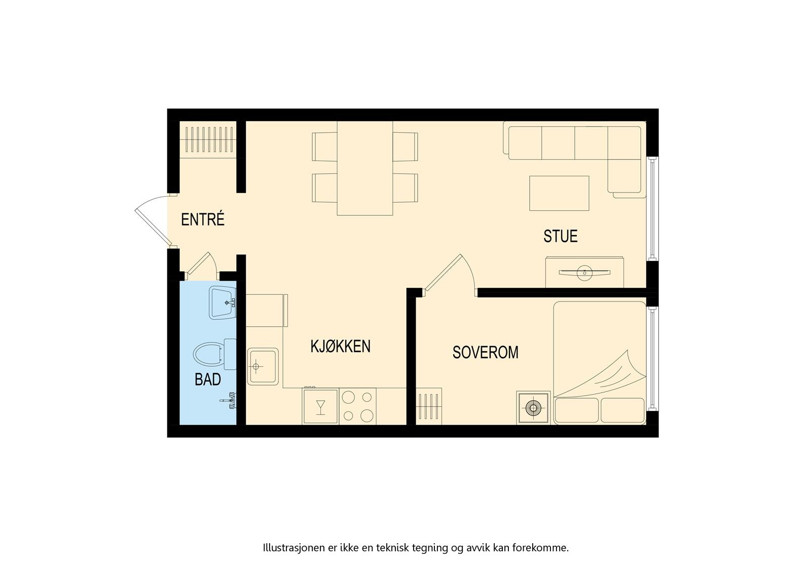 Plantegning Galleribilde