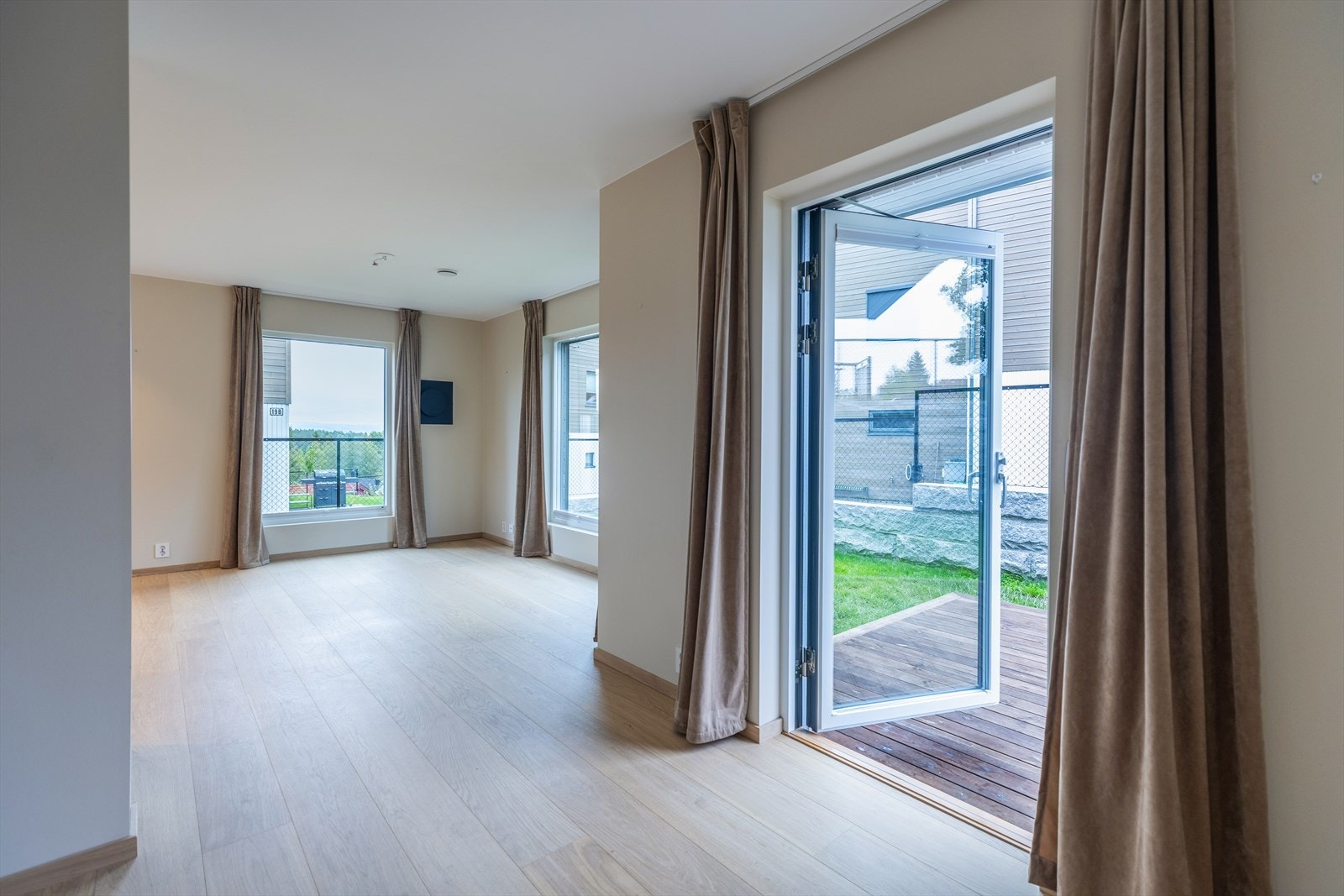 Om sommeren er det deilig å trekke ut på markterrassen. Galleribilde